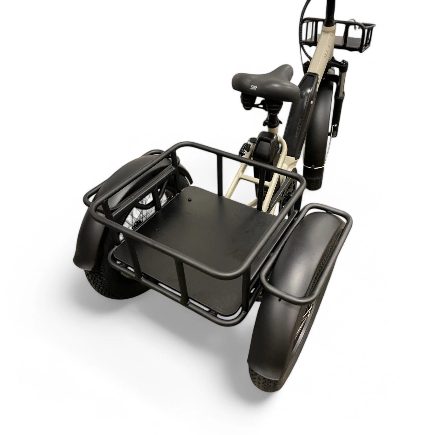 Diablo Big Foot Fatbike Driewieler Fiets Elektrisch Cargo - Fashion Grey Grijs - Twee accu's - AE-trading