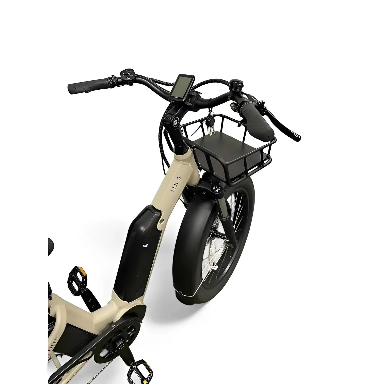 Diablo Big Foot Fatbike Driewieler Fiets Elektrisch Cargo - Fashion Grey Grijs - Twee accu's - AE-trading