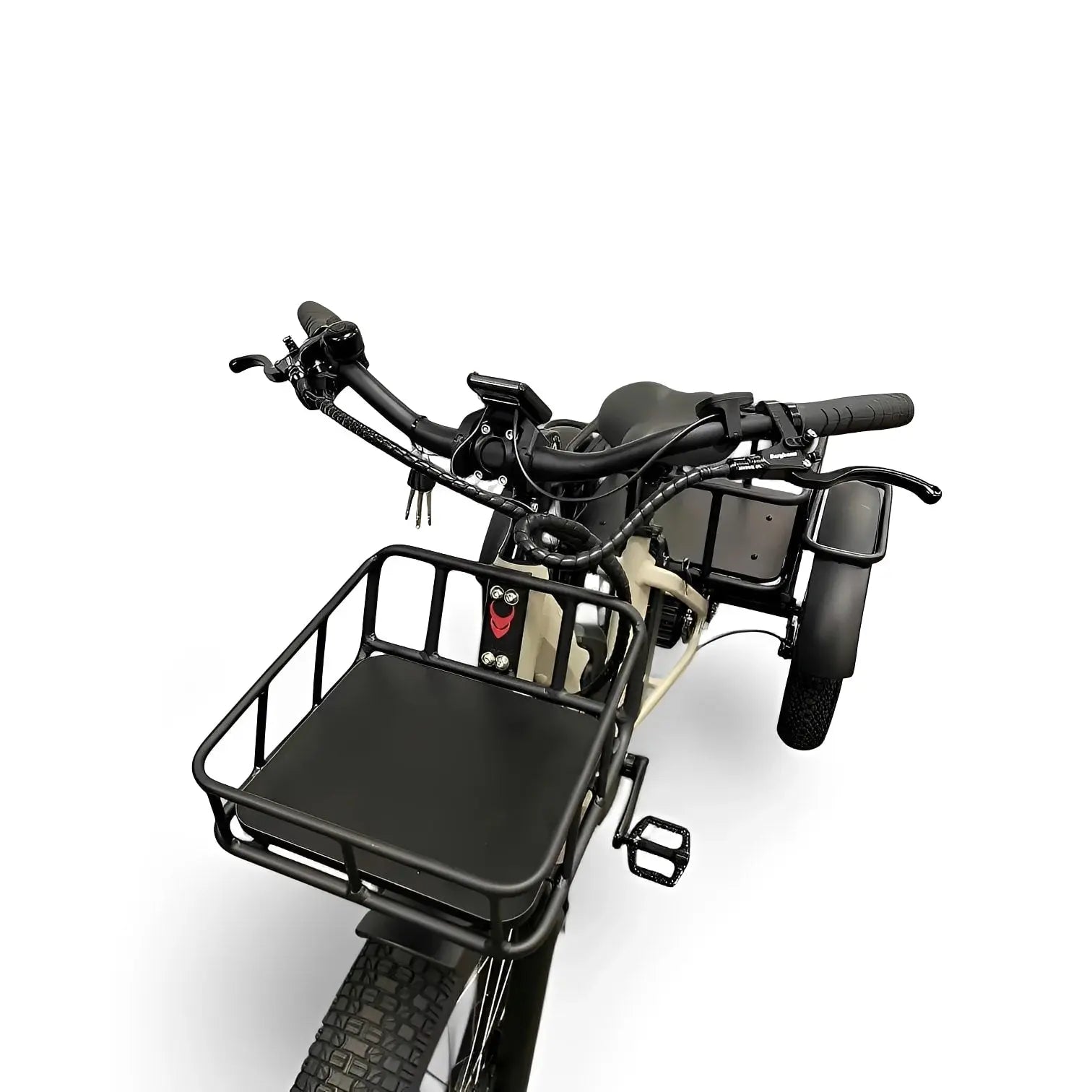 Diablo Big Foot Fatbike Driewieler Fiets Elektrisch Cargo - Fashion Grey Grijs - Twee accu's - AE-trading