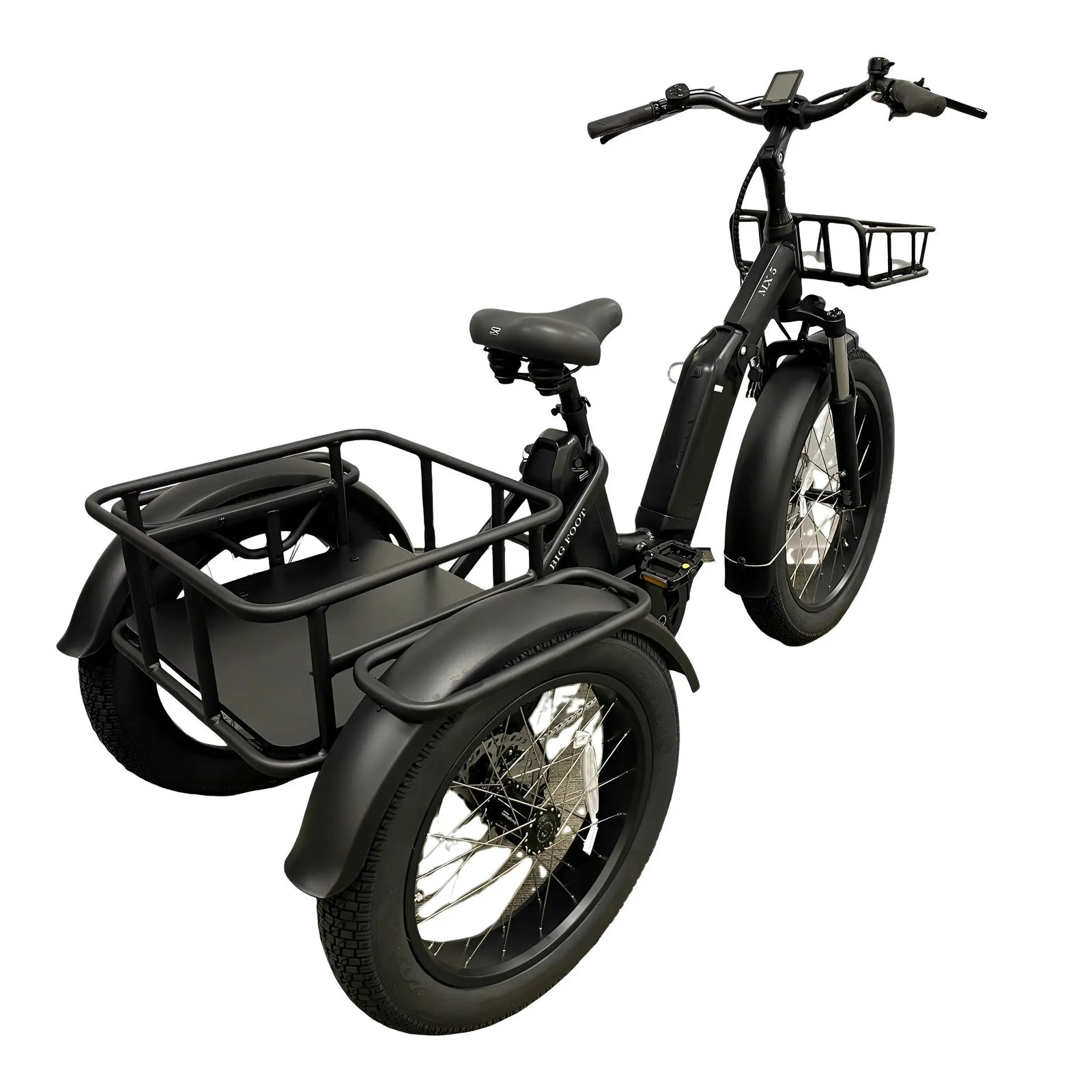 Diablo Big Foot - Fatbike Driewieler - Mat Zwart - AE-trading