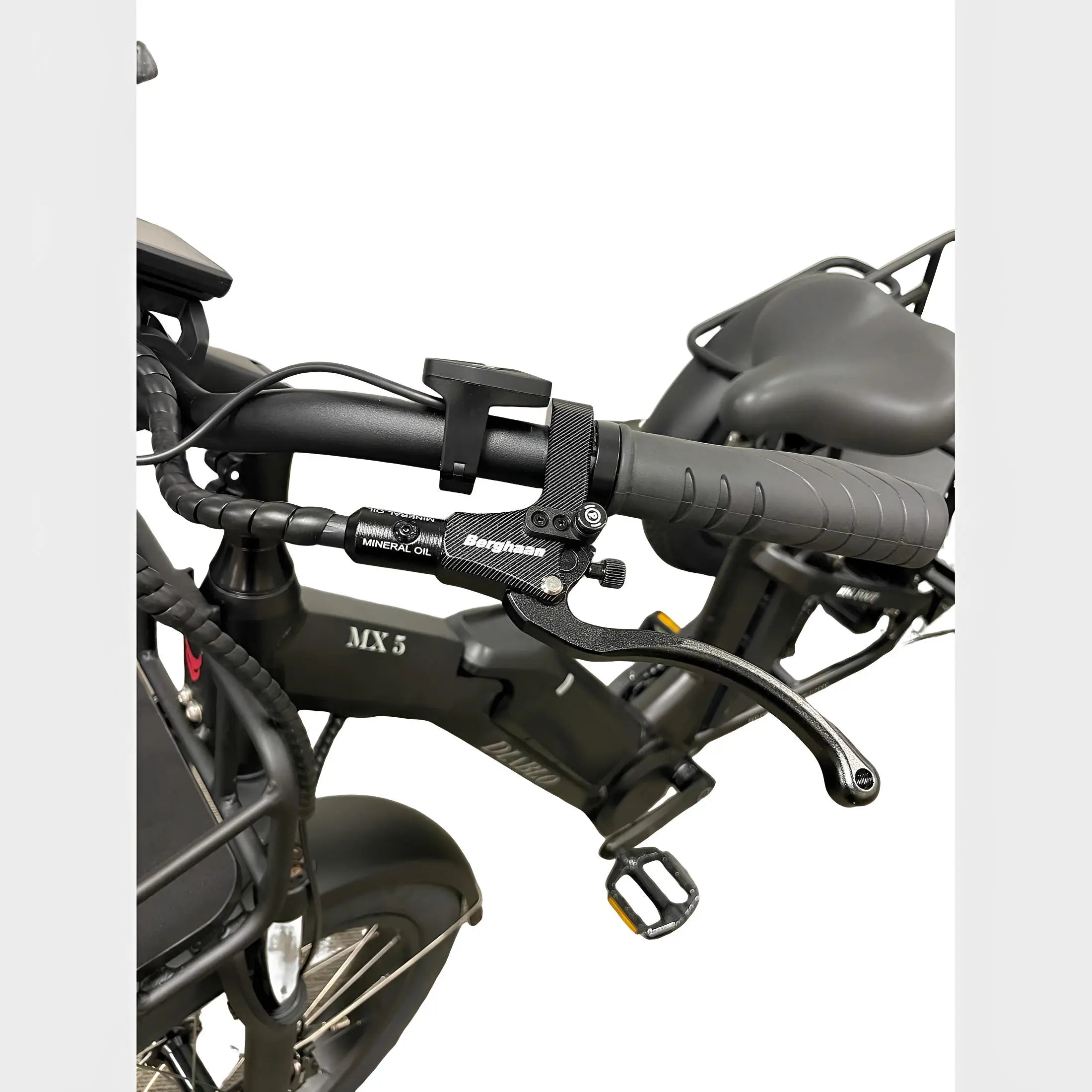 Diablo Big Foot Fatbike Driewieler Fiets Elektrisch Cargo - Mat zwart - Twee accu's - AE-trading