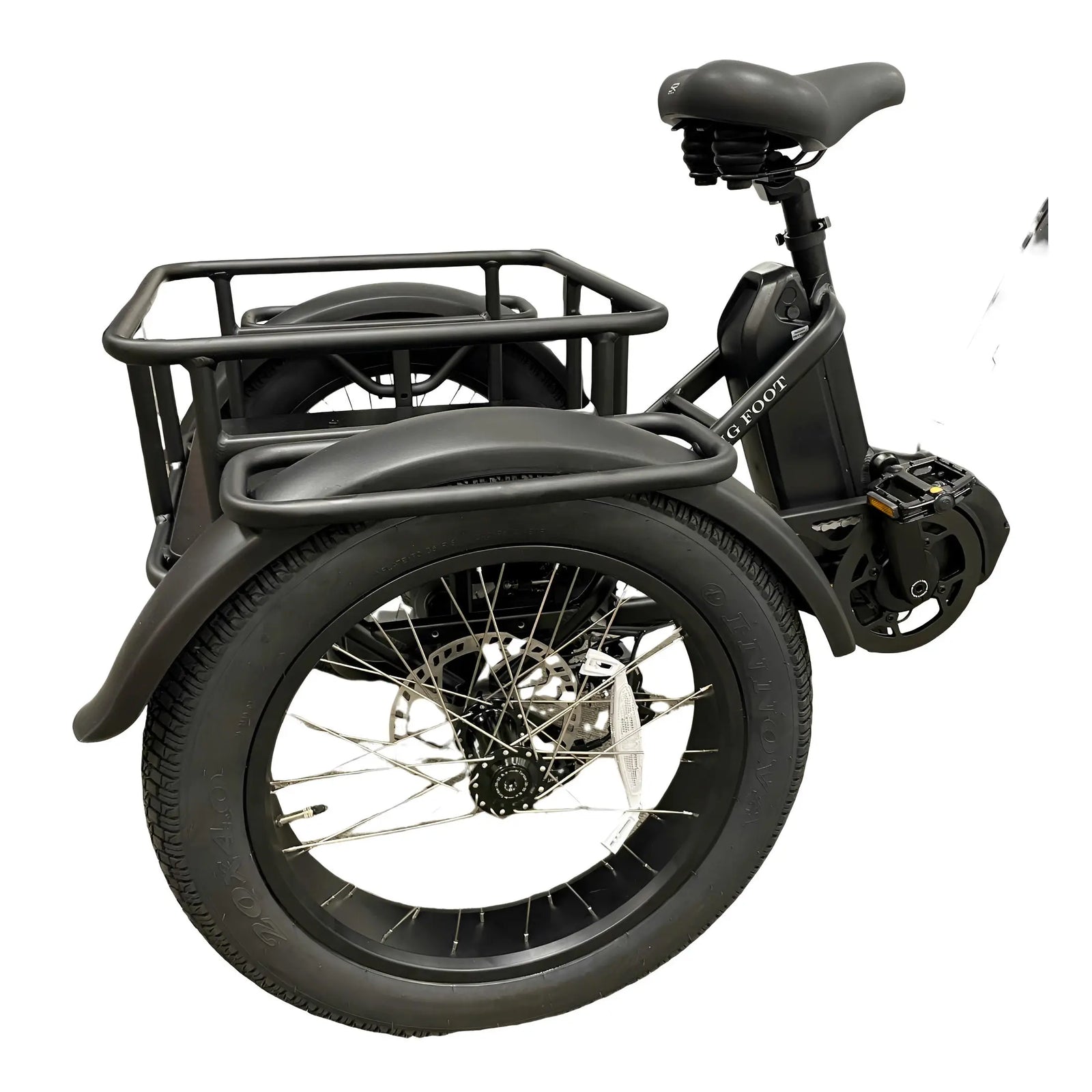 Diablo Big Foot - Fatbike Driewieler - Mat Zwart - AE-trading