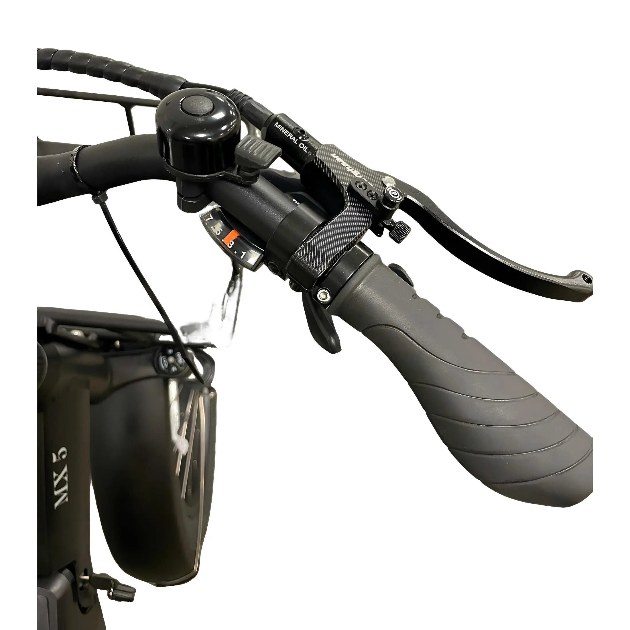 Diablo Big Foot Fatbike Driewieler Fiets Elektrisch Cargo - Mat zwart - Twee accu's - AE-trading