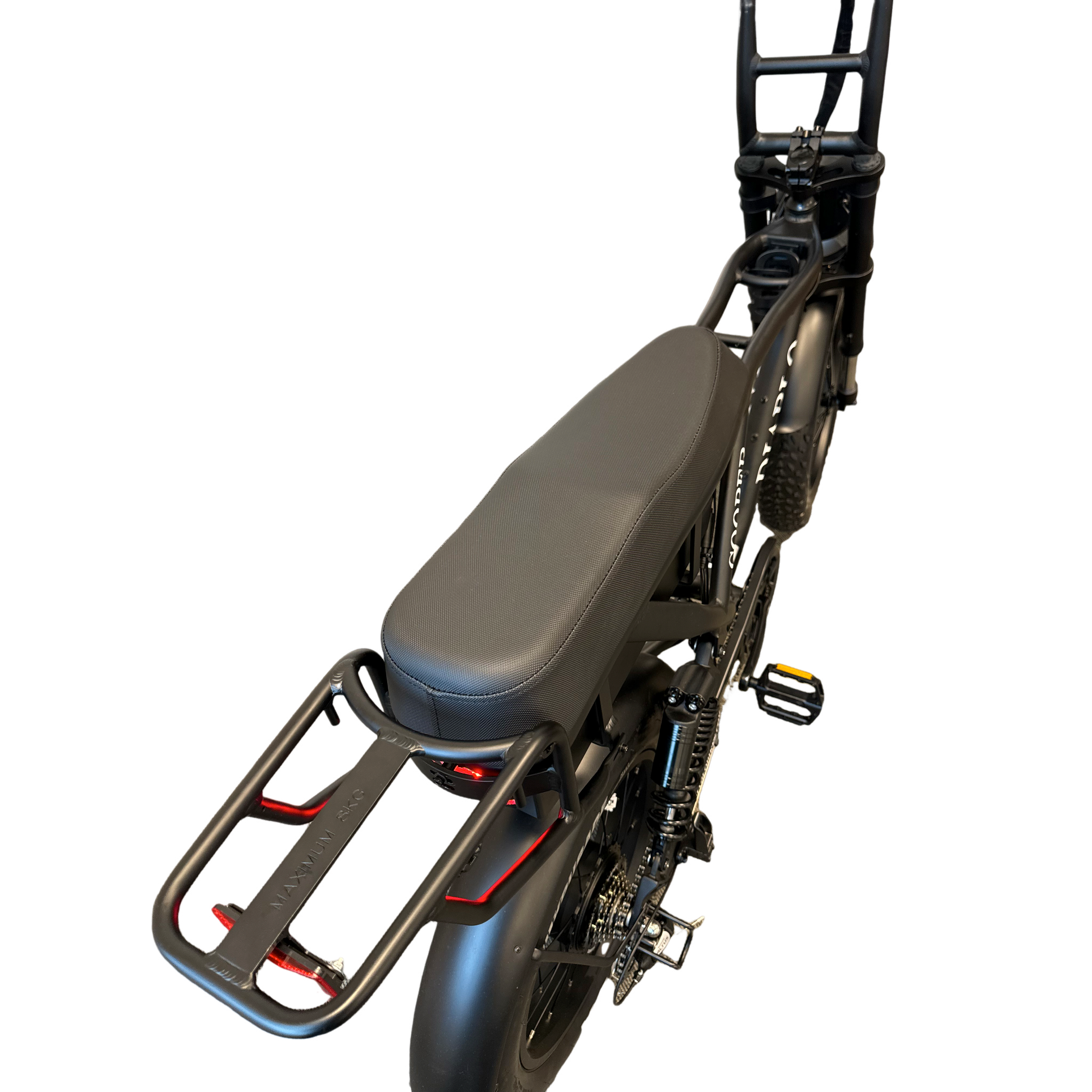 Diablo Cooper Fatbike 7DR Shimano Versnellingen Met Hydraulische remmen - Mat zwart