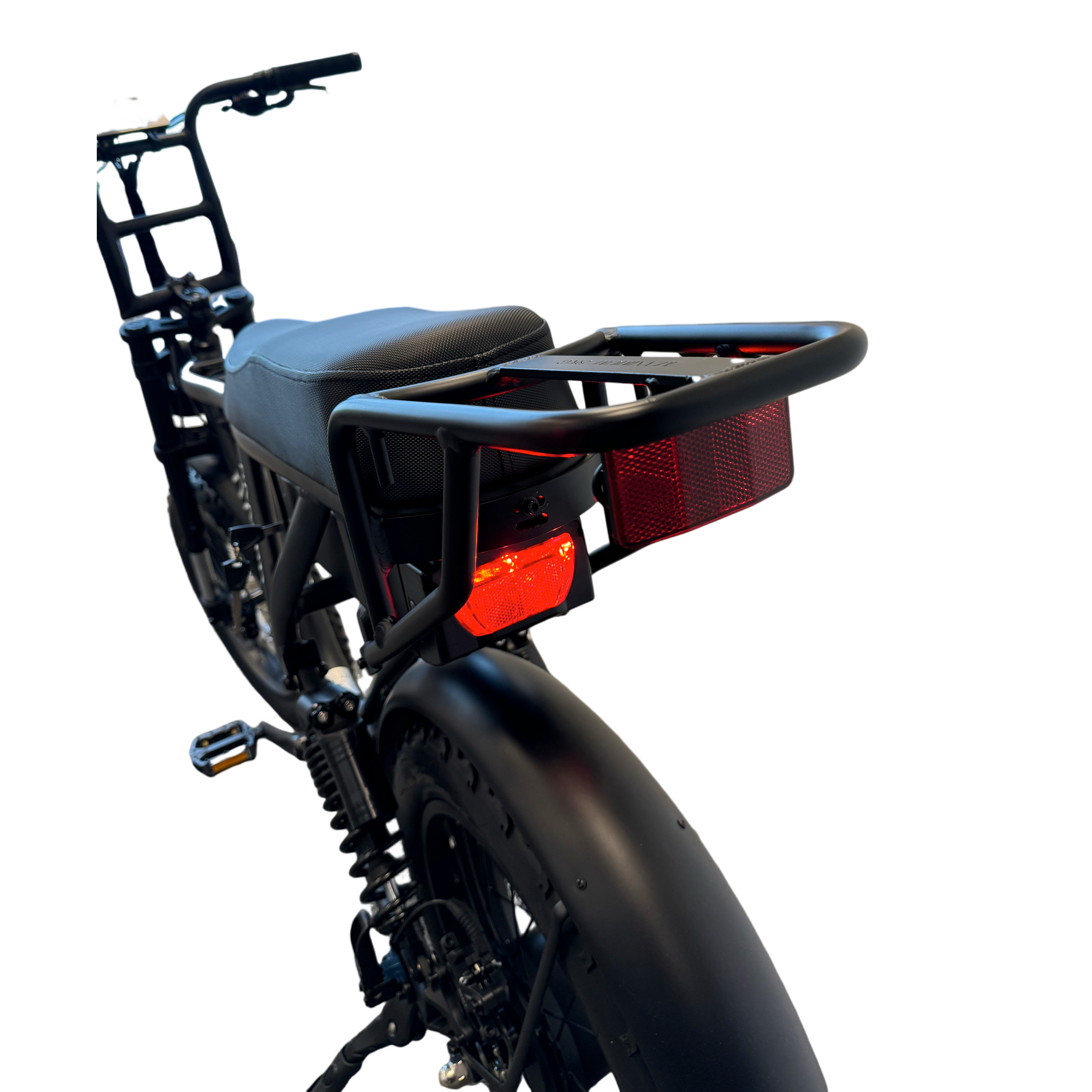 Diablo Cooper Fatbike 7DR Shimano Versnellingen Met Hydraulische remmen - Mat zwart