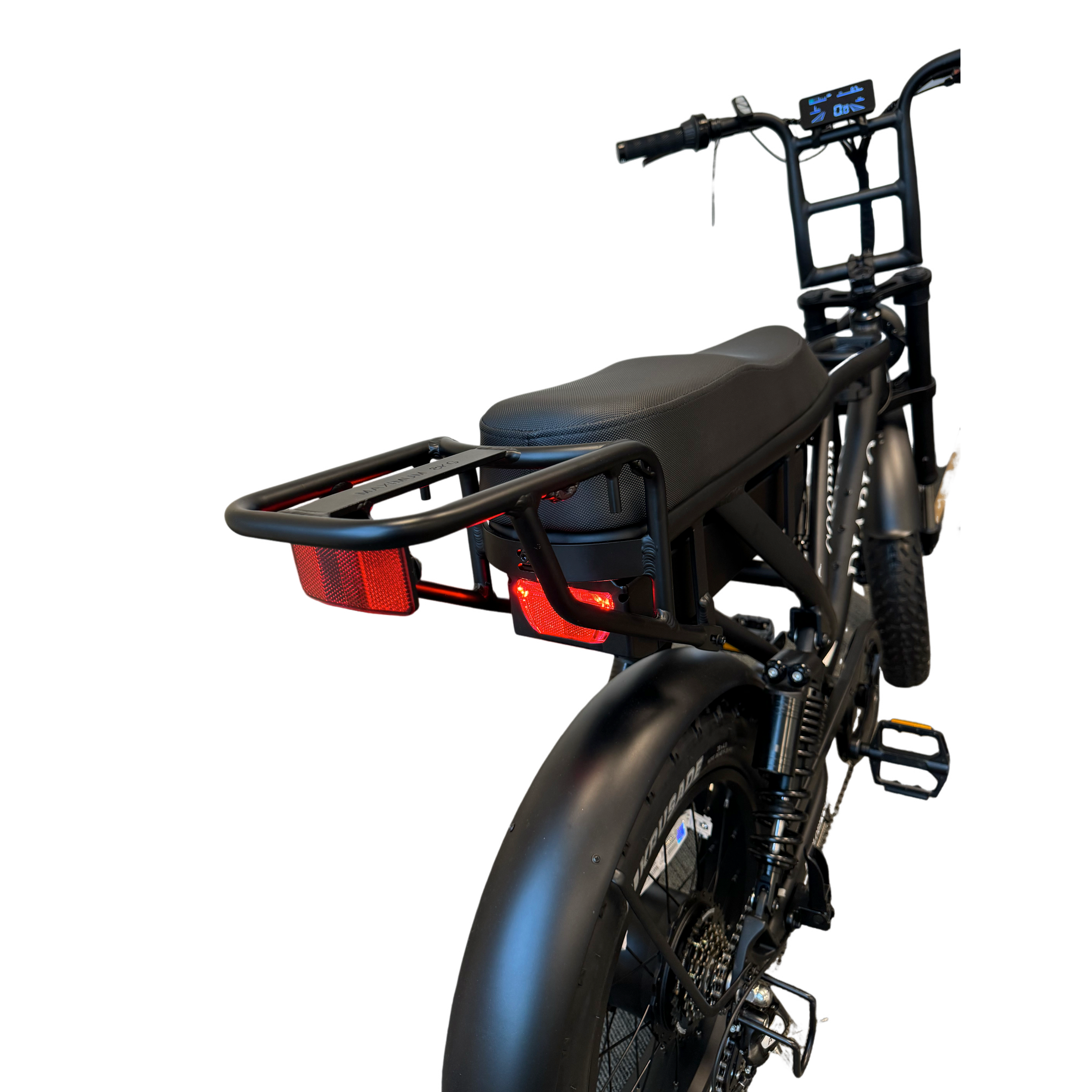 Diablo Cooper Fatbike 7DR Shimano Versnellingen Met Hydraulische remmen - Mat zwart