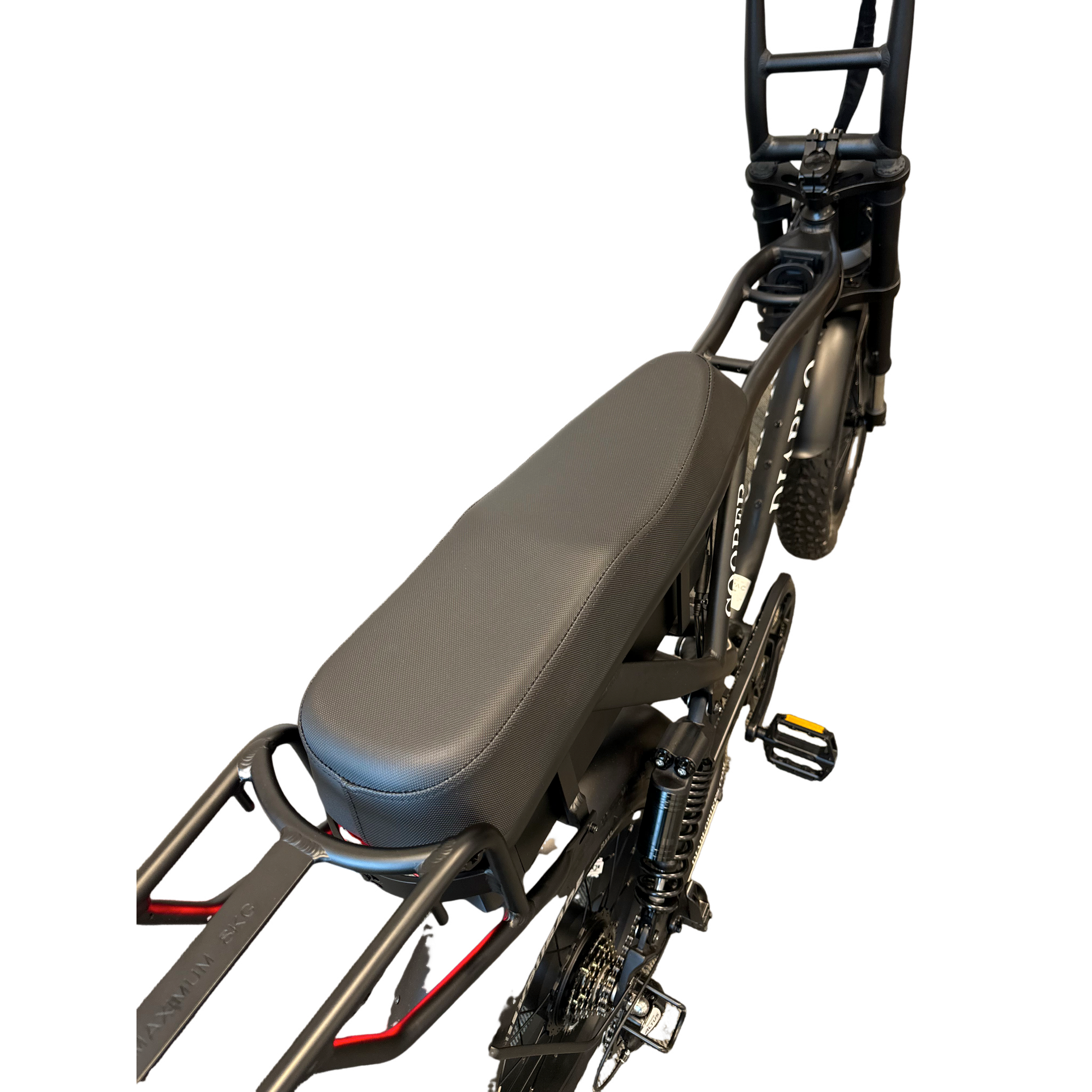 Diablo Cooper Fatbike 7DR Shimano Versnellingen Met Hydraulische remmen - Mat zwart