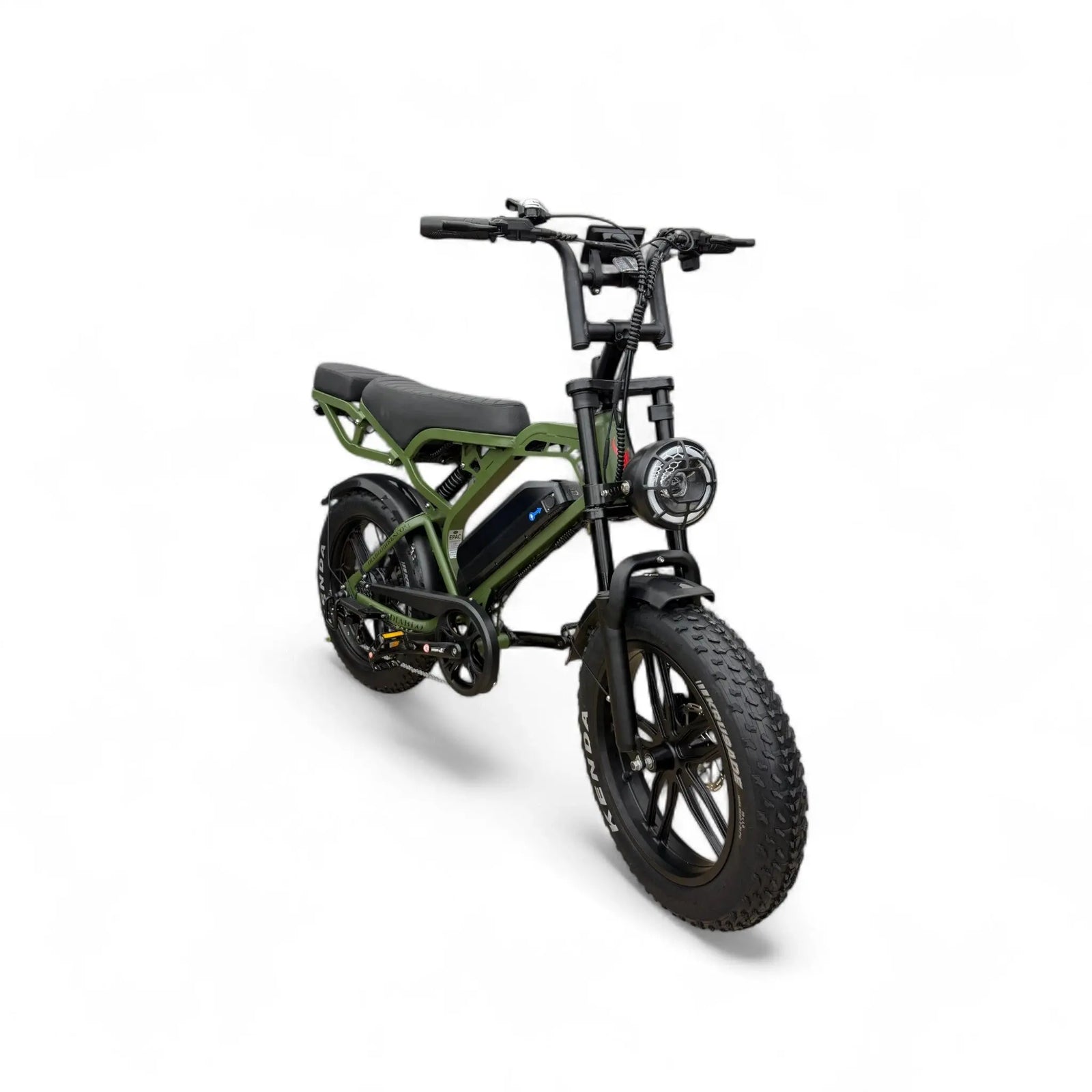 Diablo E-One V20 Pro Fatbike – Groen – 250W – Volledige vering – Hydraulische schijfremmen: - AE-trading
