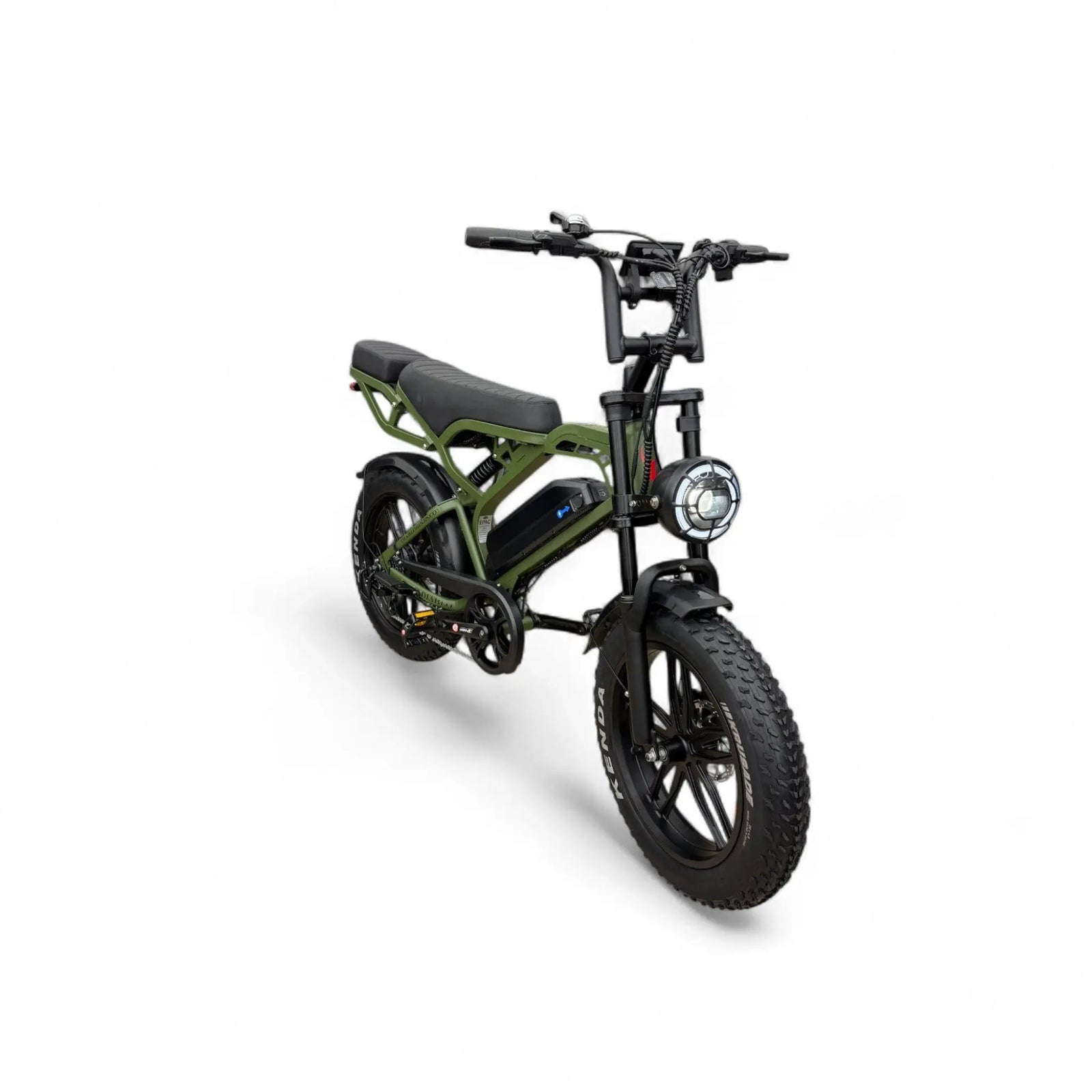Diablo E-One V20 Pro Fatbike – Groen – 250W – Volledige vering – Hydraulische schijfremmen: - AE-trading