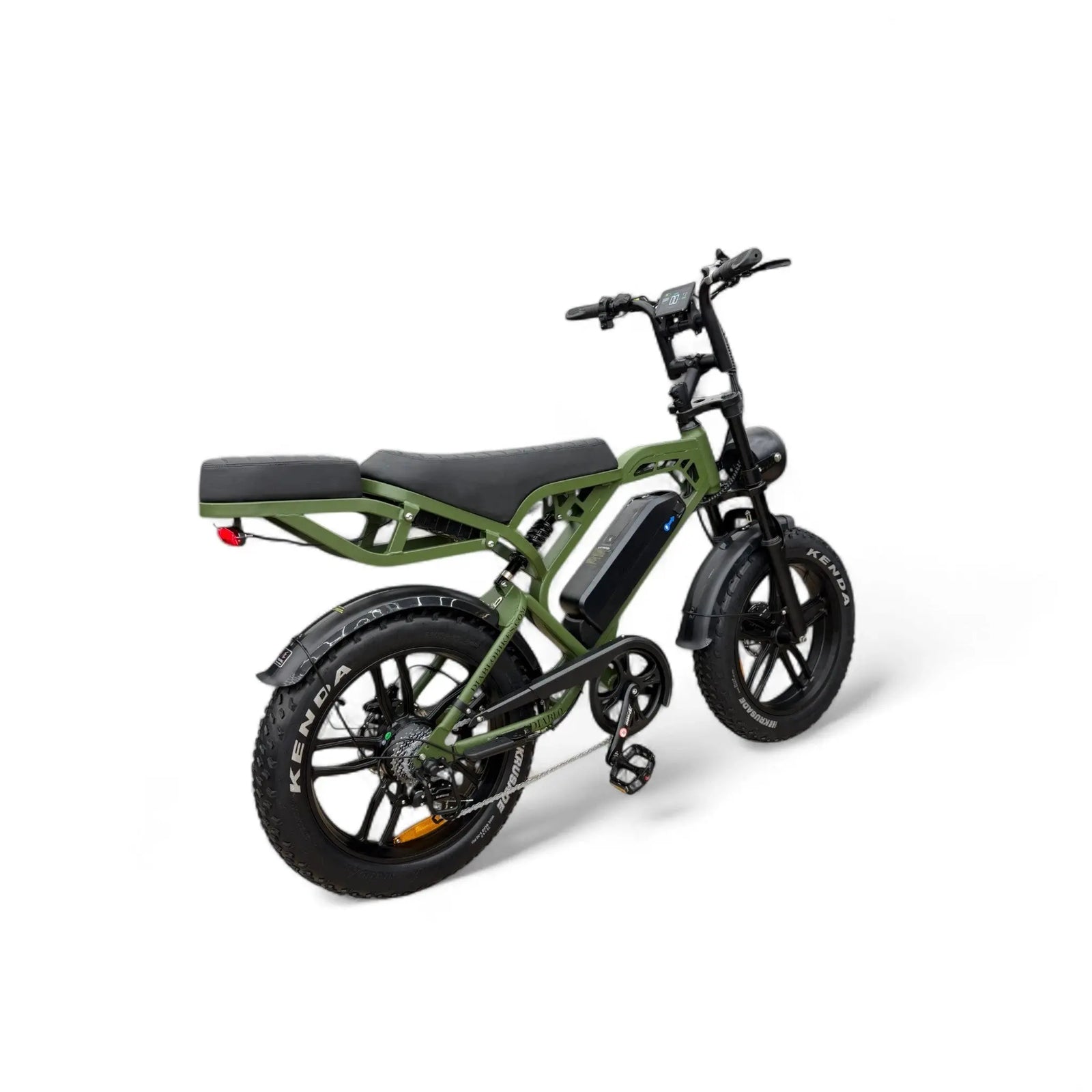 Diablo E-One V20 Pro Fatbike – Groen – 250W – Volledige vering – Hydraulische schijfremmen: - AE-trading