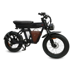 Diablo Fat Boy Fatbike met Hydraulische Remmen - Mat Zwart - 2025