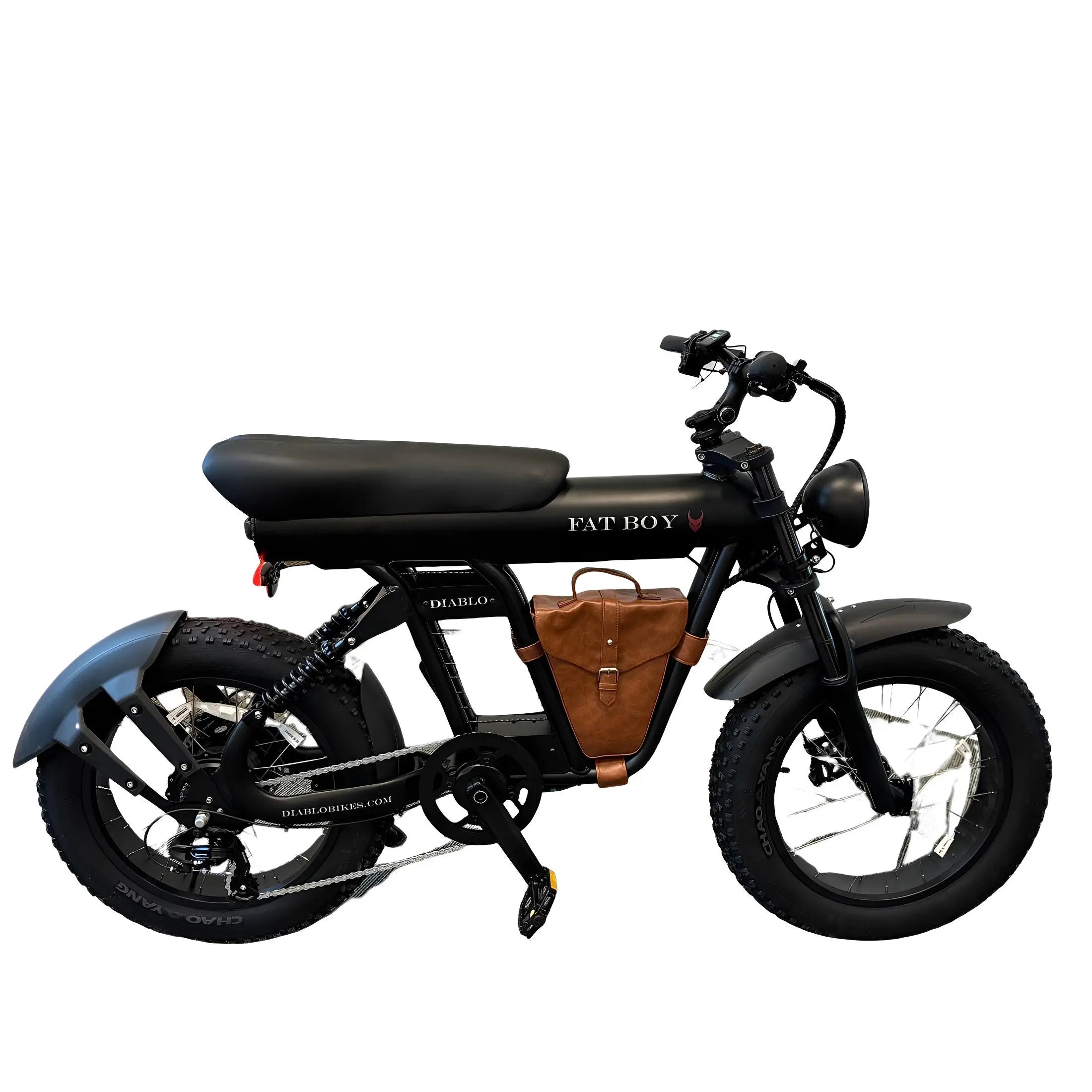 Diablo Fat Boy Fatbike met Hydraulische Remmen - Mat Zwart - 2025 - AE-trading