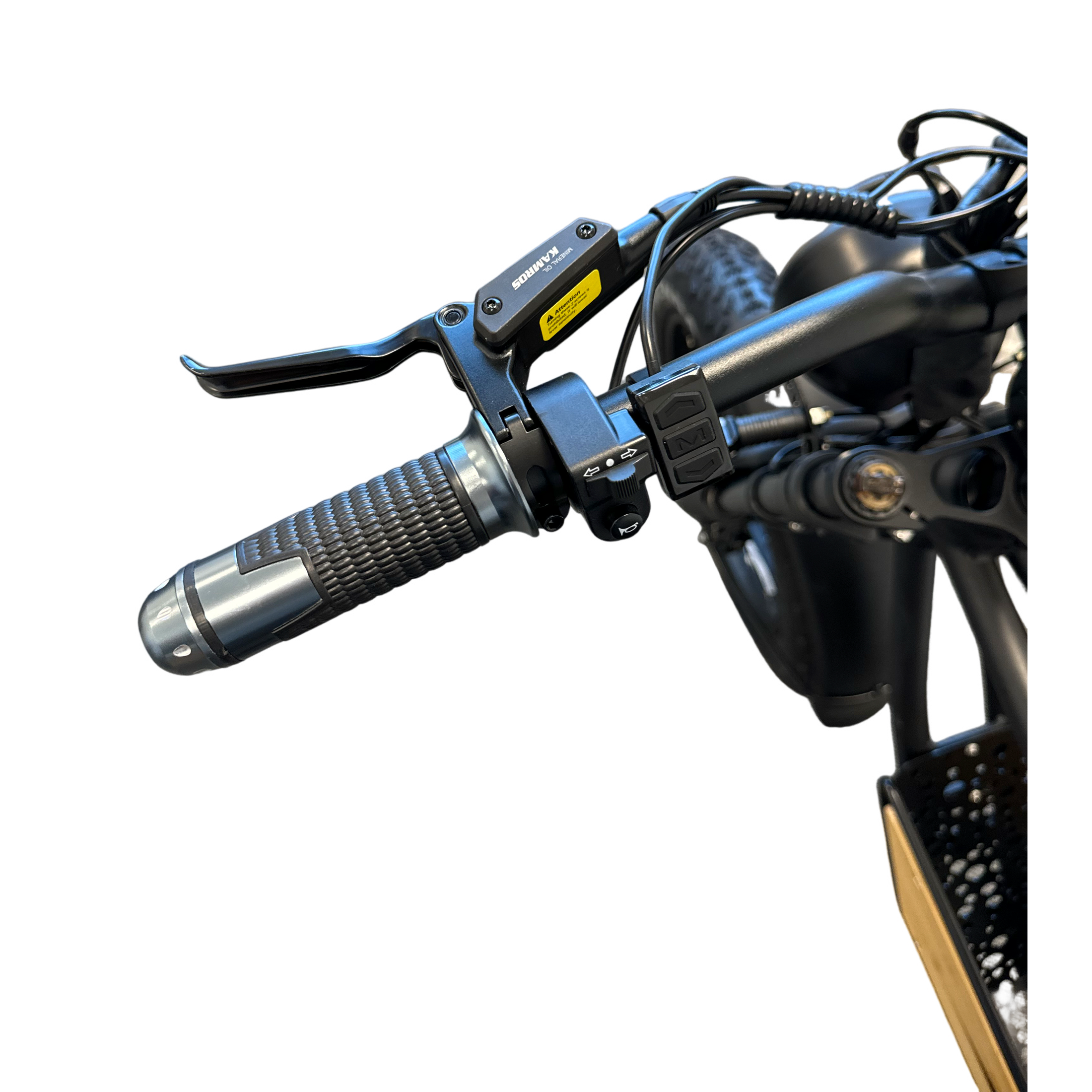 Diablo Q6 Fatbike 7RD Shimano Versnellingen en Hydraulische remmen inclusief alle accessoires - Mat zwart - AE-trading