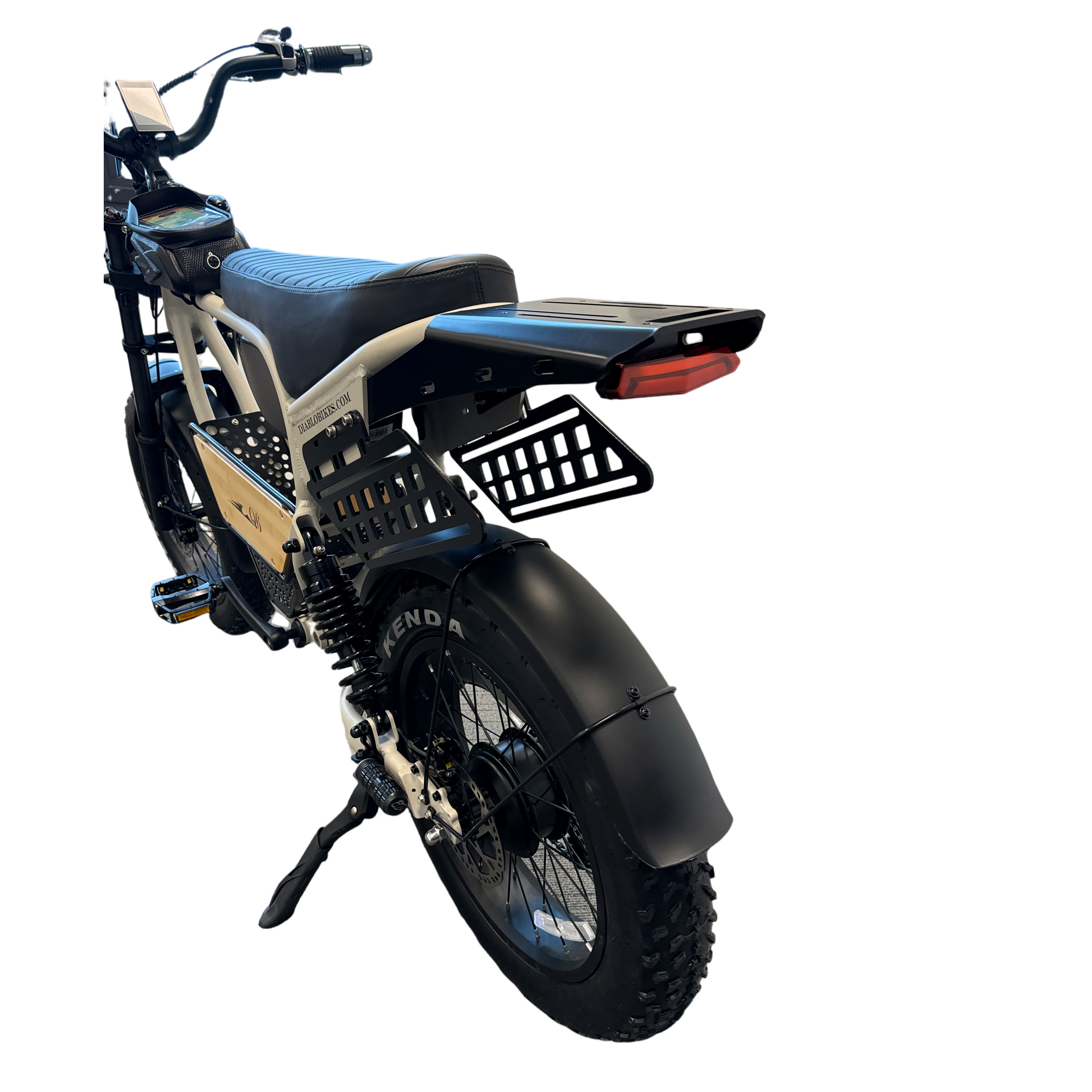 Diablo Q6 Fatbike 7RD Shimano Versnellingen en Hydraulische Remmen met alle Accessoires - Fashion Grey - AE-trading