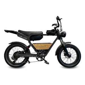 Diablo Q6 Fatbike 7RD Shimano Versnellingen en Hydraulische remmen inclusief alle accessoires - Mat zwart - AE-trading