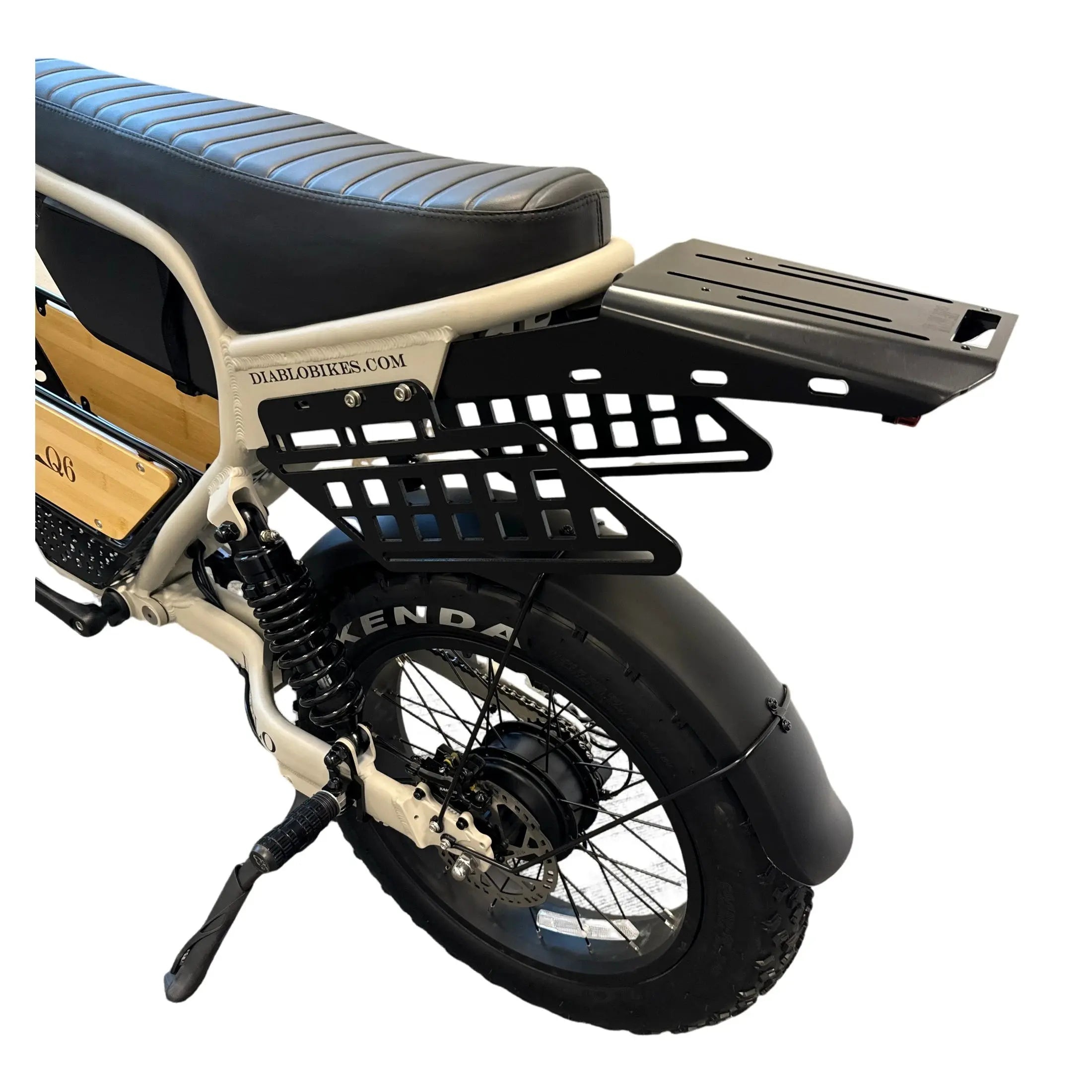 Diablo Q6 Fatbike 7RD Shimano Versnellingen en Hydraulische Remmen met alle Accessoires - Fashion Grey - AE-trading