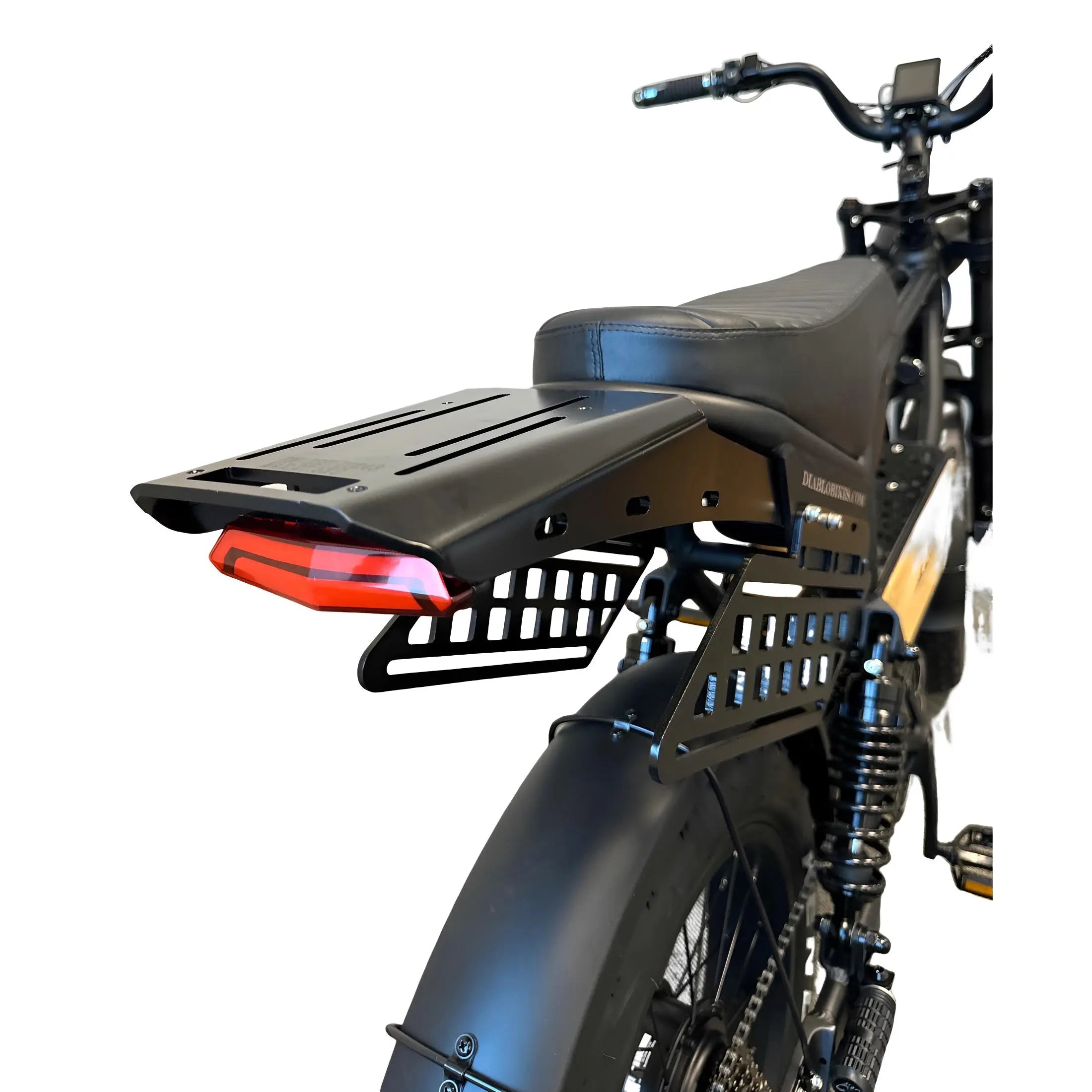 Diablo Q6 Fatbike 7RD Shimano Versnellingen en Hydraulische remmen inclusief alle accessoires - Mat zwart - AE-trading