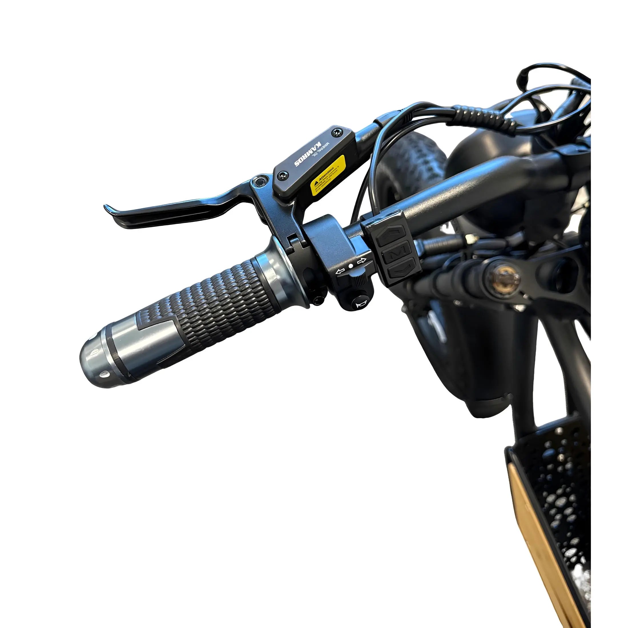 Diablo Q6 Fatbike 7RD Shimano Versnellingen en Hydraulische remmen inclusief alle accessoires - Mat zwart - AE-trading