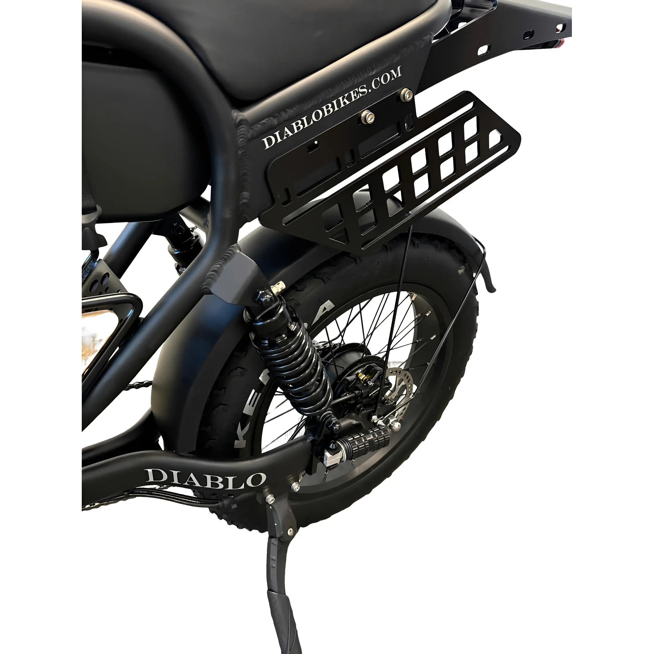 Diablo Q6 Fatbike 7RD Shimano Versnellingen en Hydraulische remmen inclusief alle accessoires - Mat zwart - AE-trading