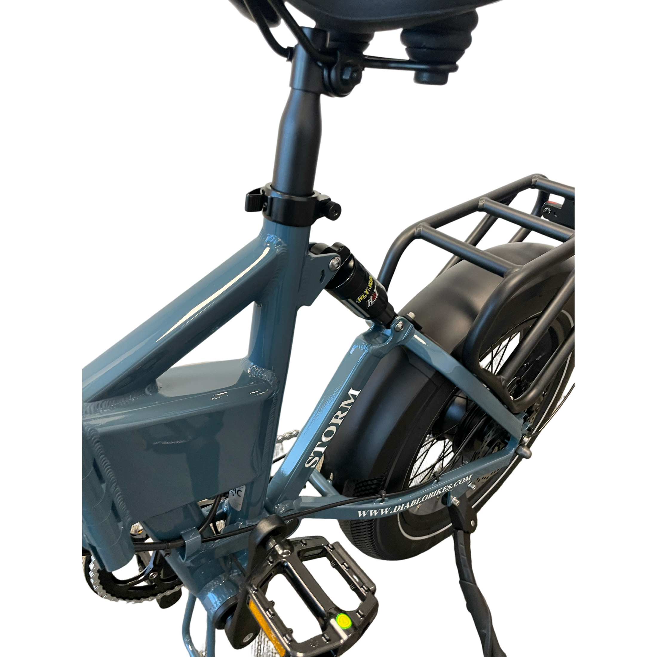 Diablo Storm Fatbike Vouwfiets met Hydraulische remmen - Donker Blauw - AE-trading