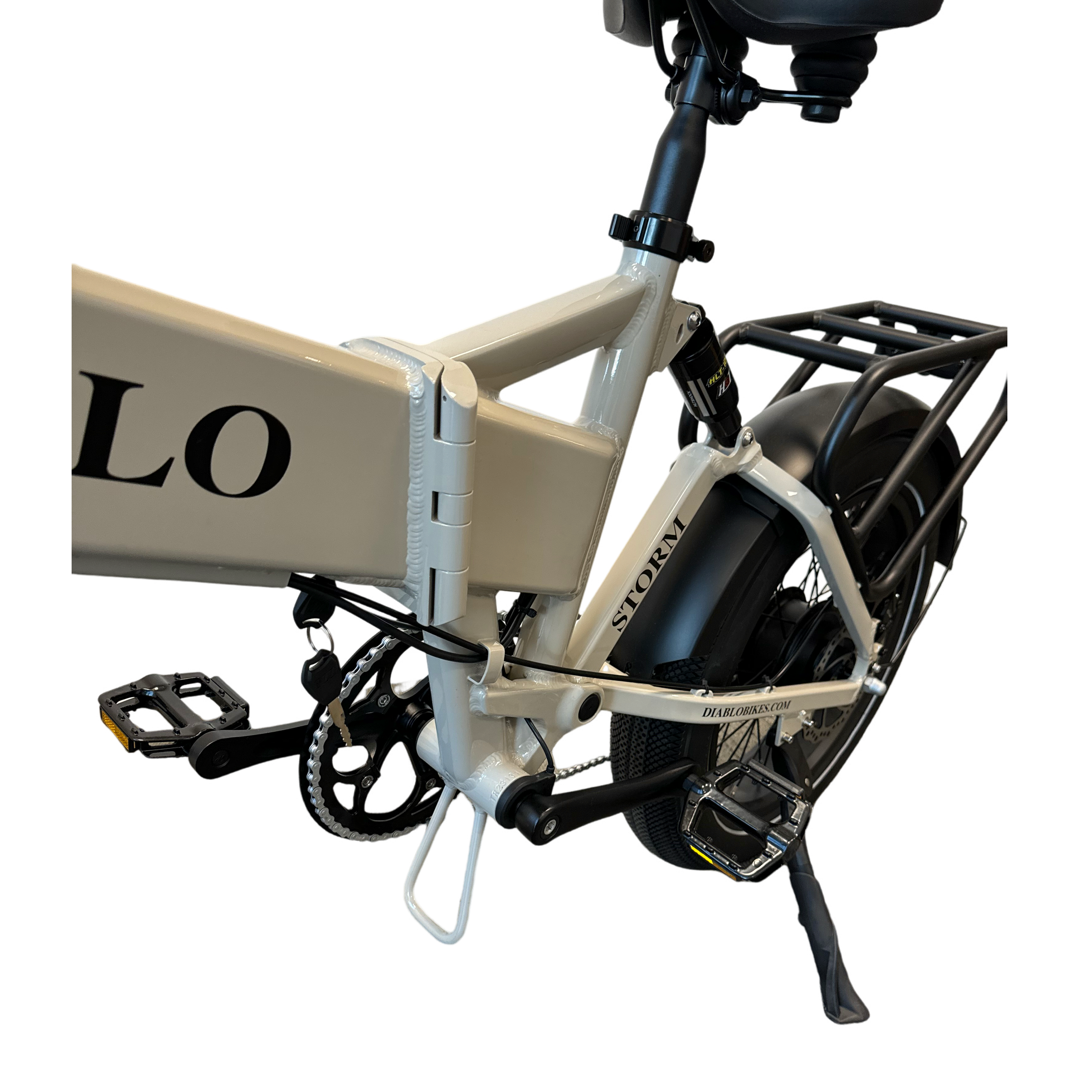 Diablo Storm Fatbike Vouwfiets met Hydraulische remmen - Fashion Grey - AE-trading