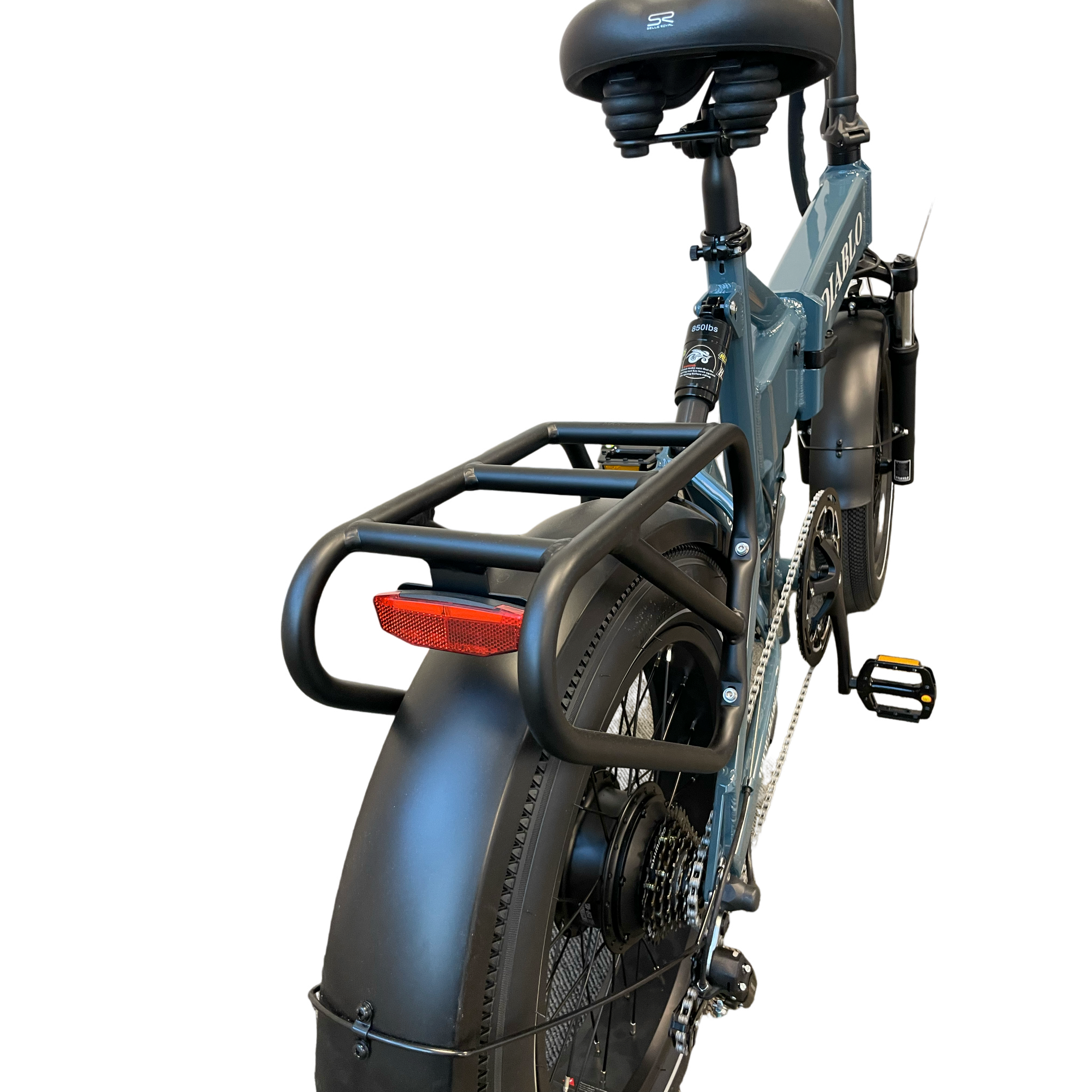 Diablo Storm Fatbike Vouwfiets met Hydraulische remmen - Donker Blauw - AE-trading