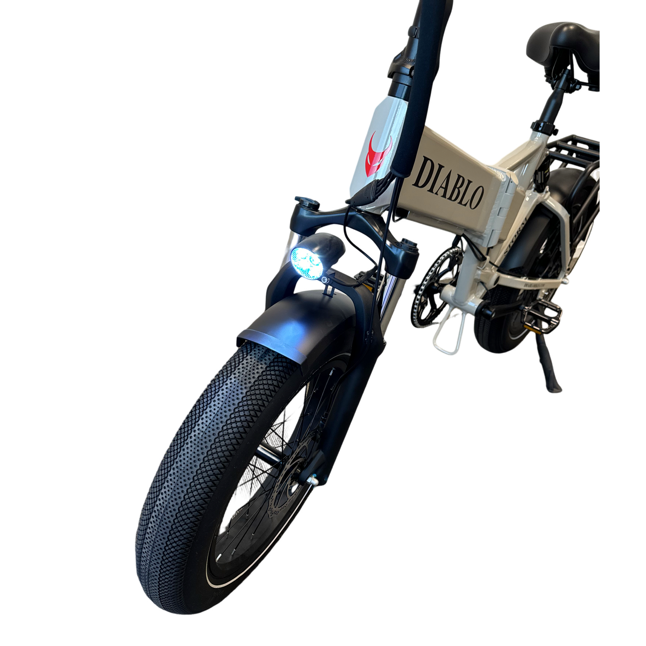 Diablo Storm Fatbike Vouwfiets met Hydraulische remmen - Fashion Grey - AE-trading