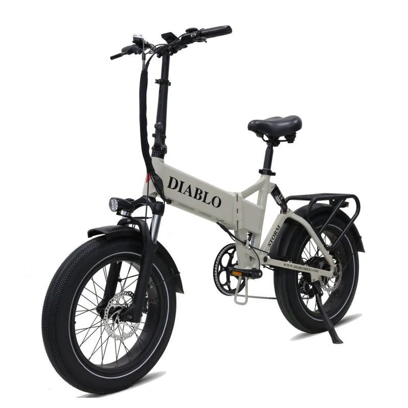 Diablo Storm Fatbike Vouwfiets met Hydraulische remmen - Fashion Grey - AE-trading