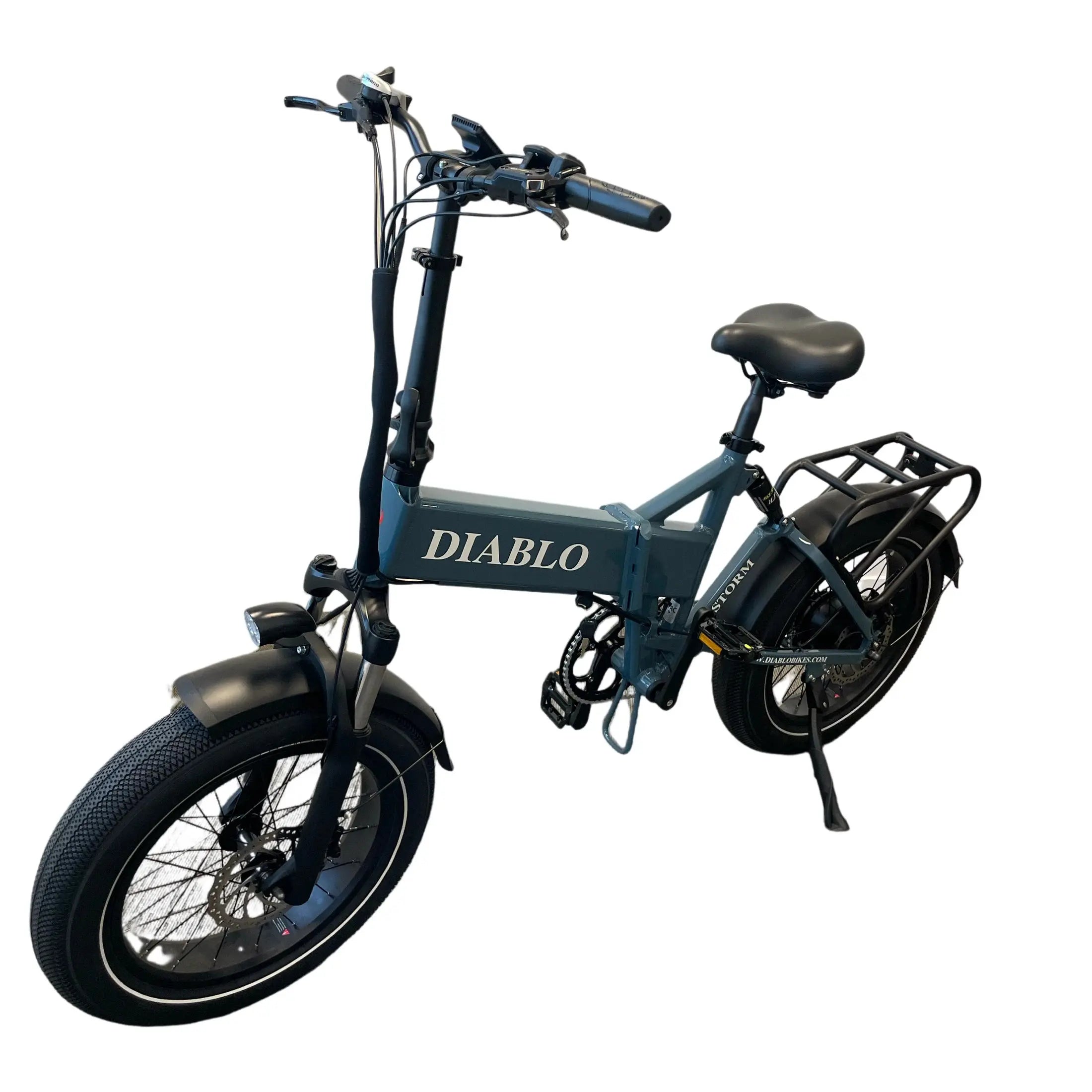 Diablo Storm Fatbike Vouwfiets met Hydraulische remmen - Donker Blauw - AE-trading