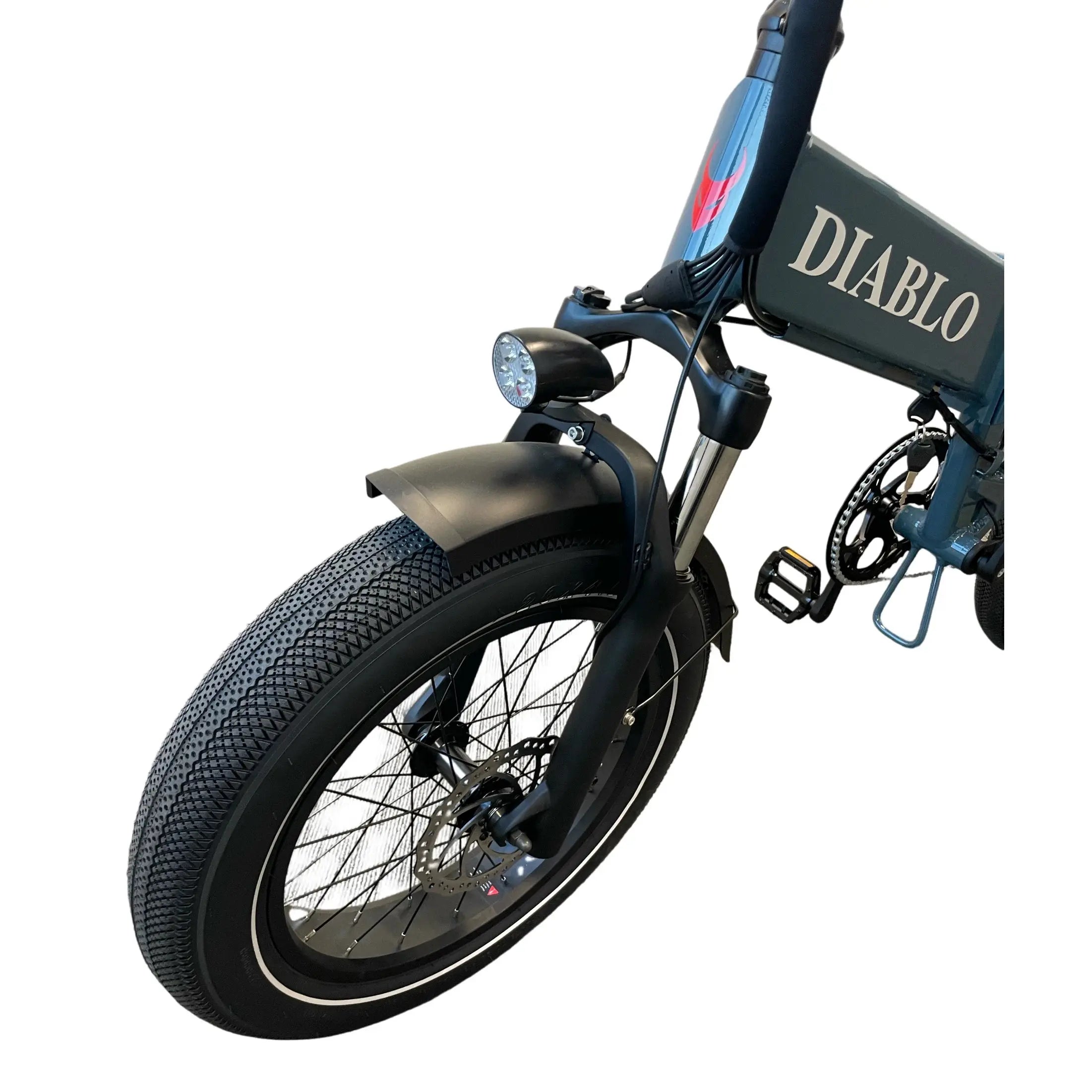 Diablo Storm Fatbike Vouwfiets met Hydraulische remmen - Donker Blauw - AE-trading