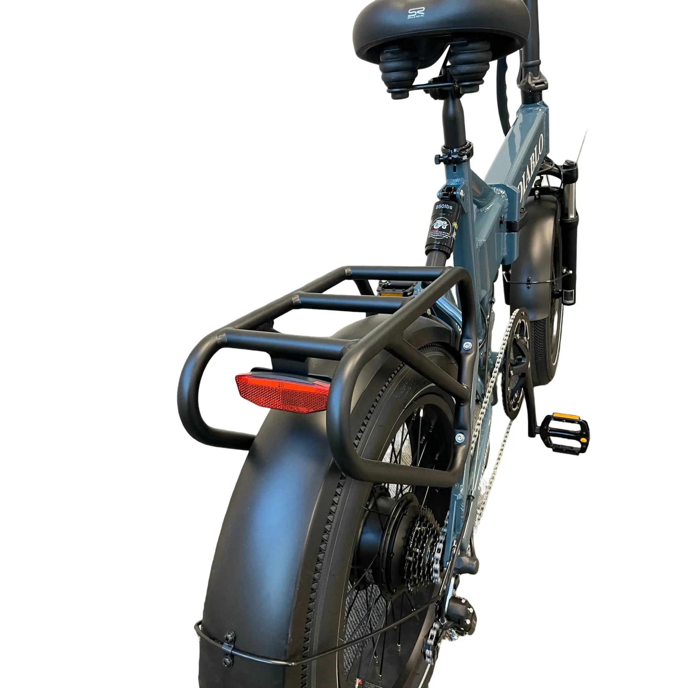 Diablo Storm Fatbike Vouwfiets met Hydraulische remmen - Donker Blauw - AE-trading