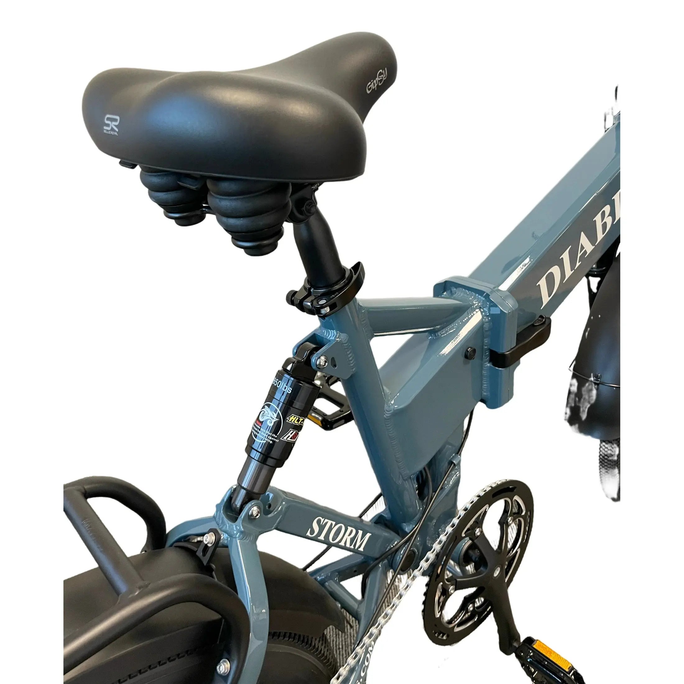 Diablo Storm Fatbike Vouwfiets met Hydraulische remmen - Donker Blauw - AE-trading