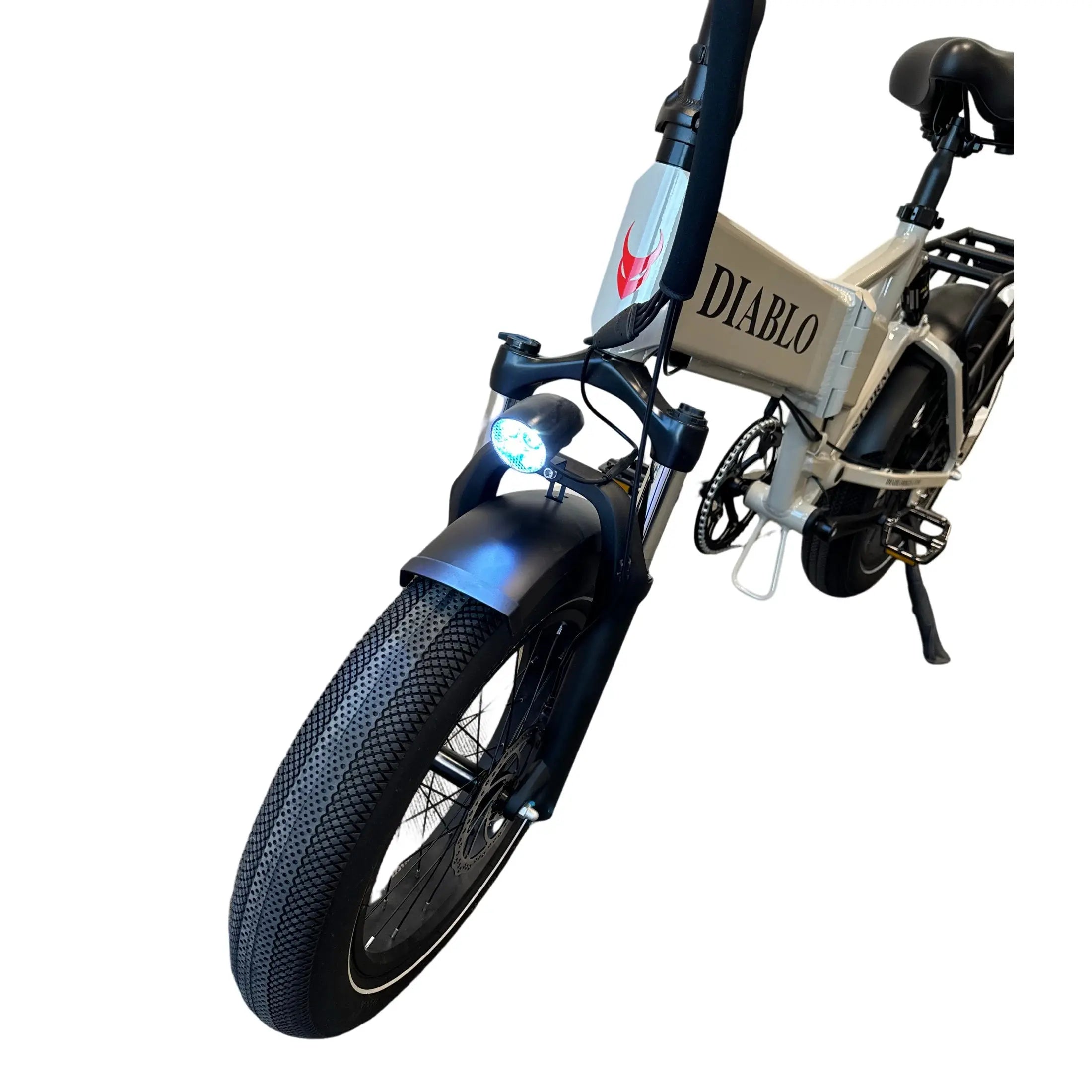 Diablo Storm Fatbike Vouwfiets met Hydraulische remmen - Fashion Grey - AE-trading