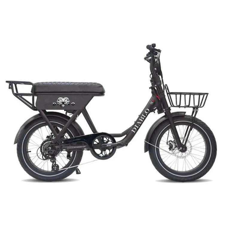 Diablo X1 Fatbike met Hydraulische Remmen - Mat Zwart