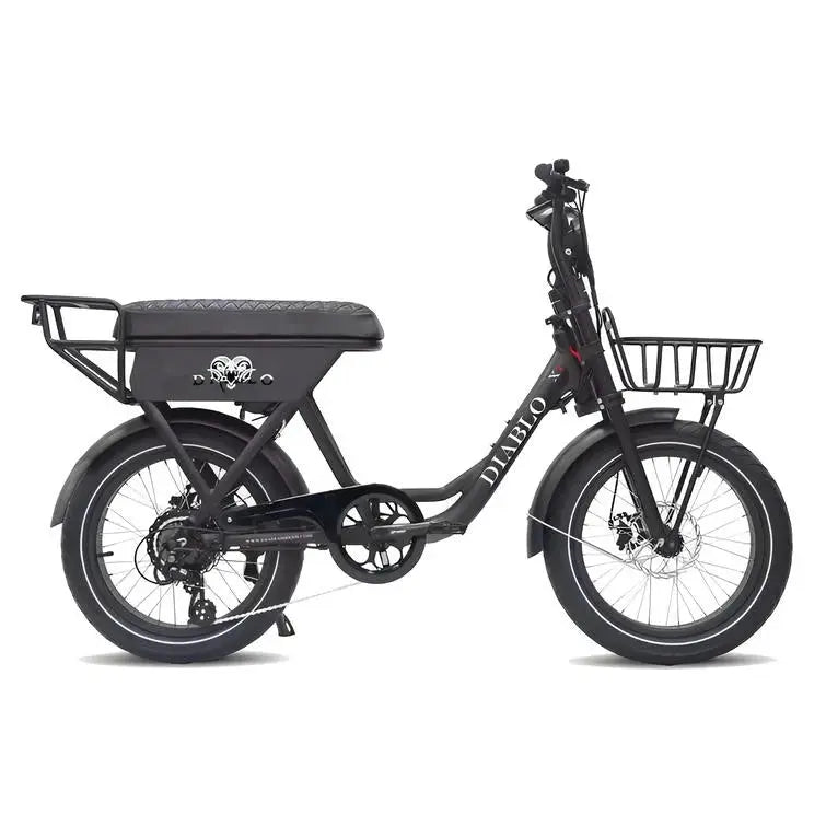Diablo X1 Fatbike - Mat Zwart - AE-trading