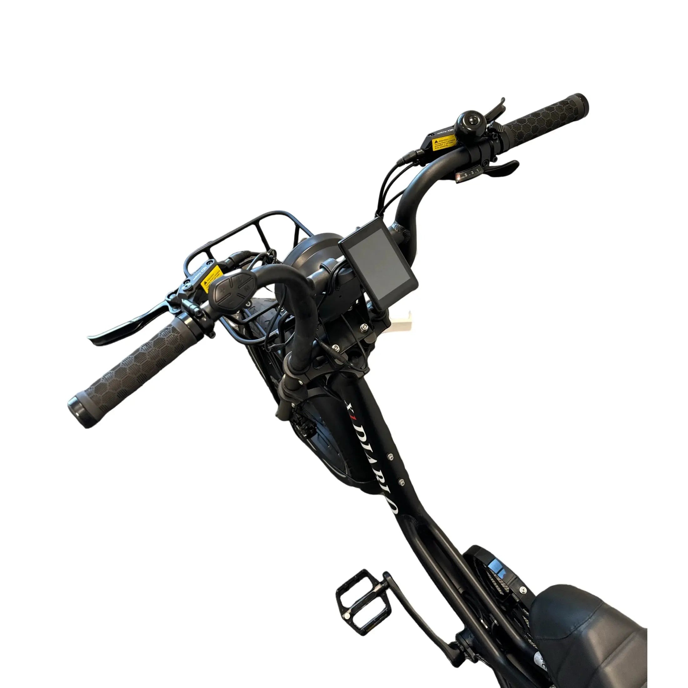 Diablo X1 Fatbike - Mat Zwart - AE-trading