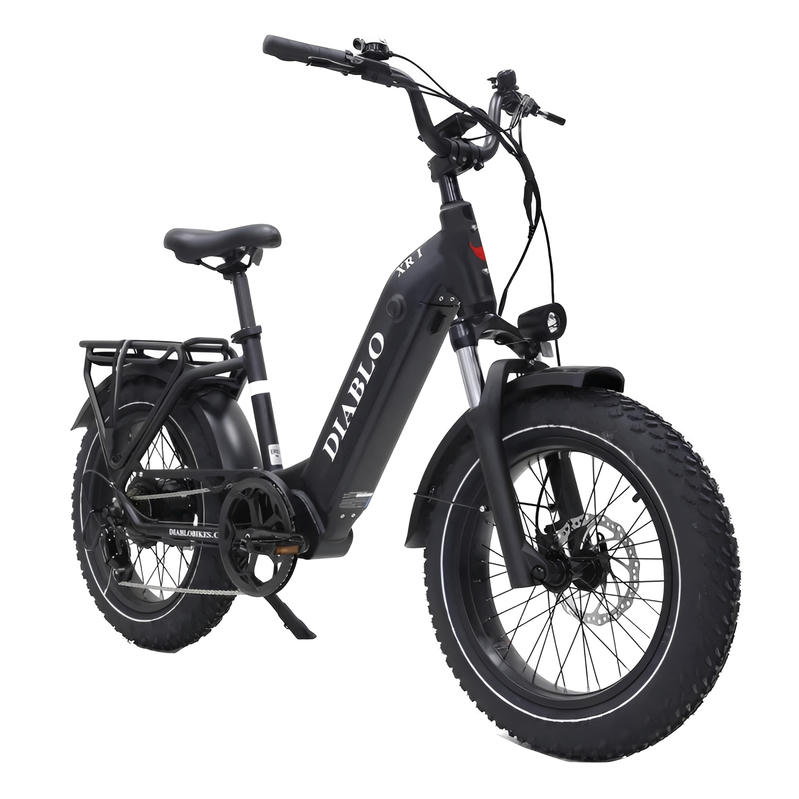 Diablo XR1 Fatbike met Hydraulische Remmen - Mat Zwart - AE-trading