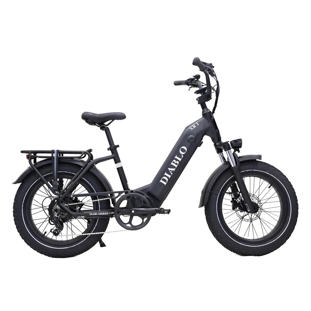 Diablo XR1 Fatbike met Hydraulische Remmen - Mat Zwart - AE-trading
