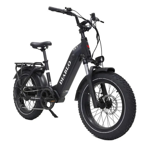 Diablo XR1 Fatbike - Mat Zwart - AE-trading