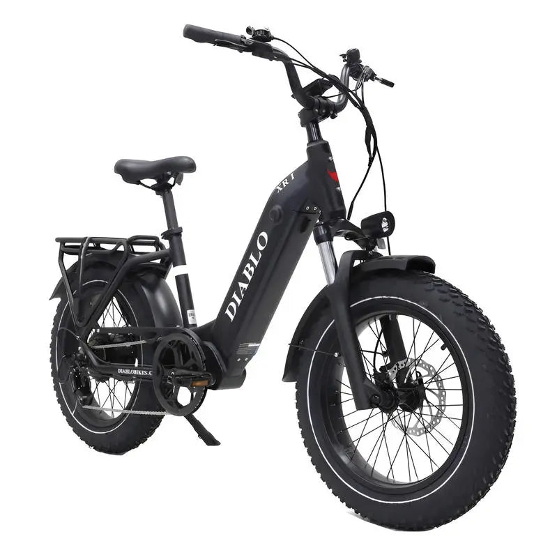 Diablo XR1 Fatbike met Hydraulische Remmen - Mat Zwart - AE-trading