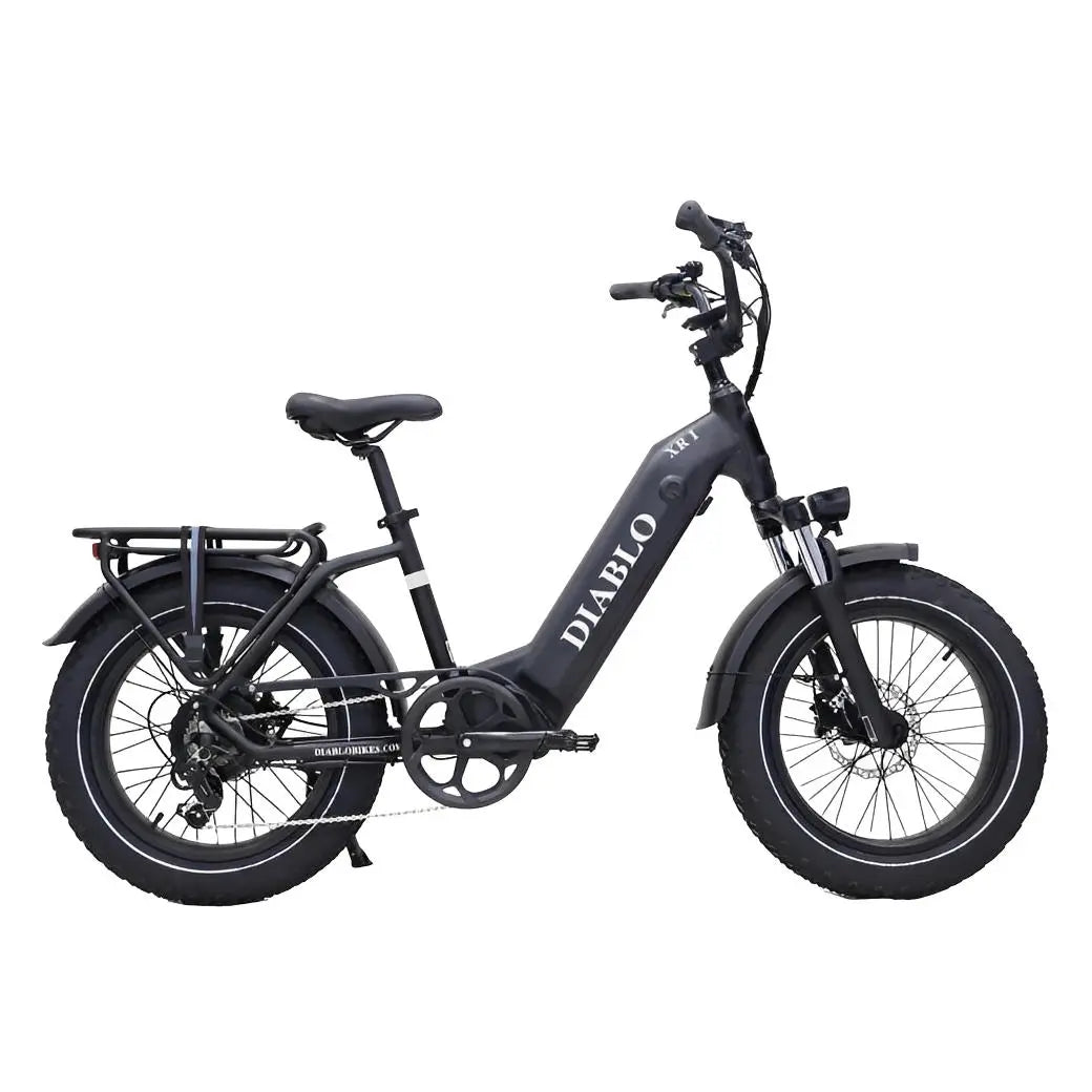 Diablo XR1 Fatbike met Hydraulische Remmen - Mat Zwart - AE-trading