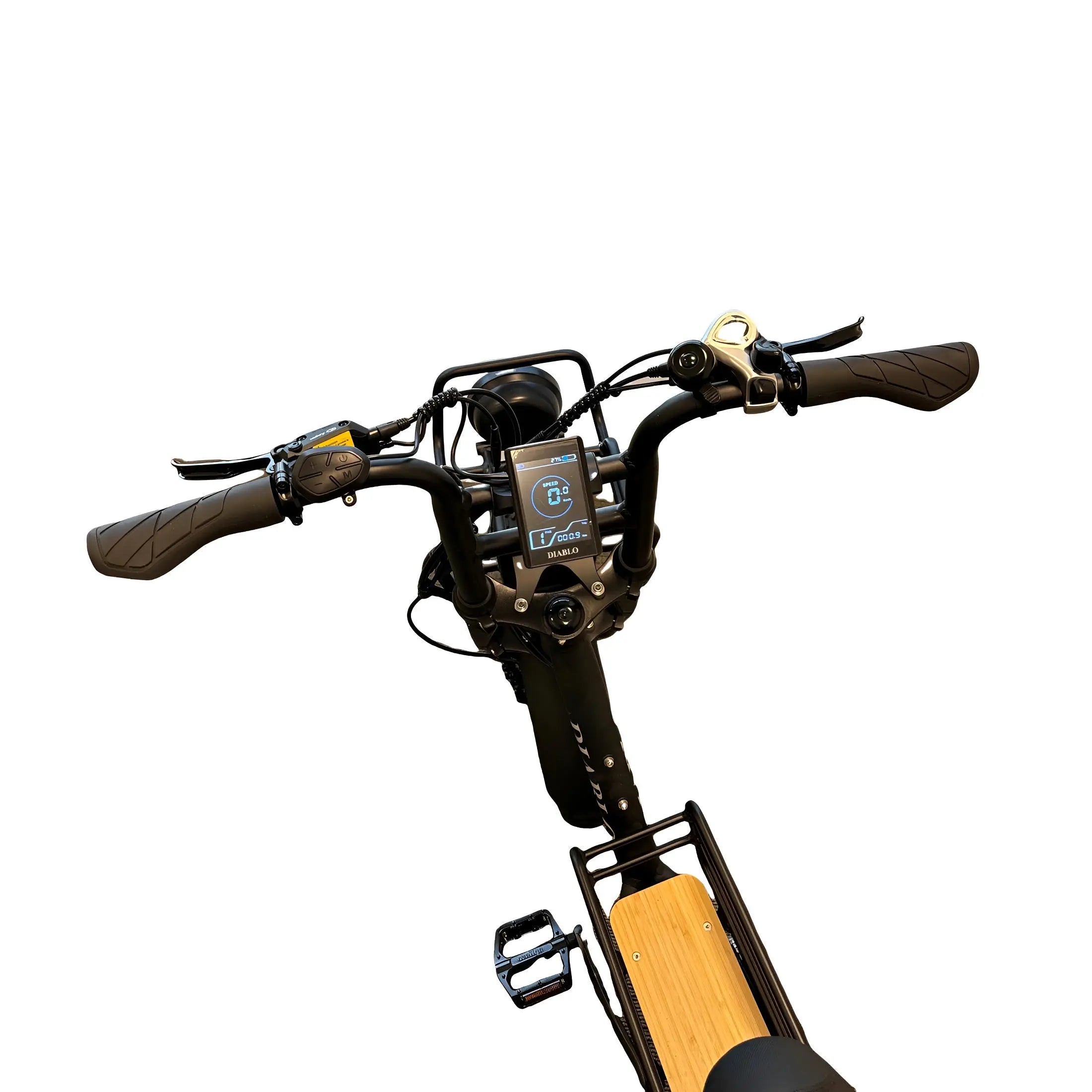 Diablo Zipper Fatbike 7SP Shimano Versnellingen en Achtervering - Mat zwart - AE-trading