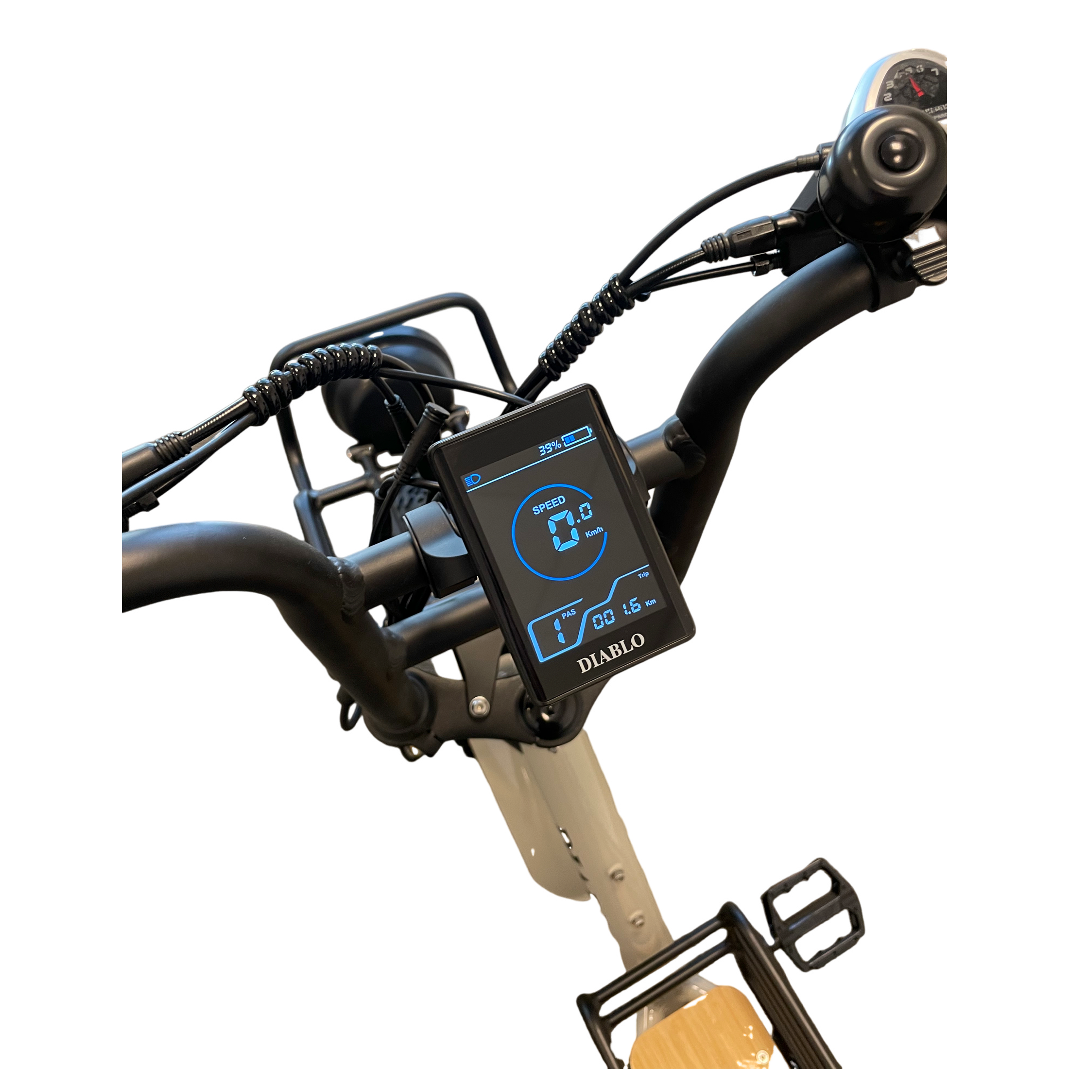 Diablo Zipper Fatbike 7SP Shimano versnellingen met achtervering - Fashion Grey