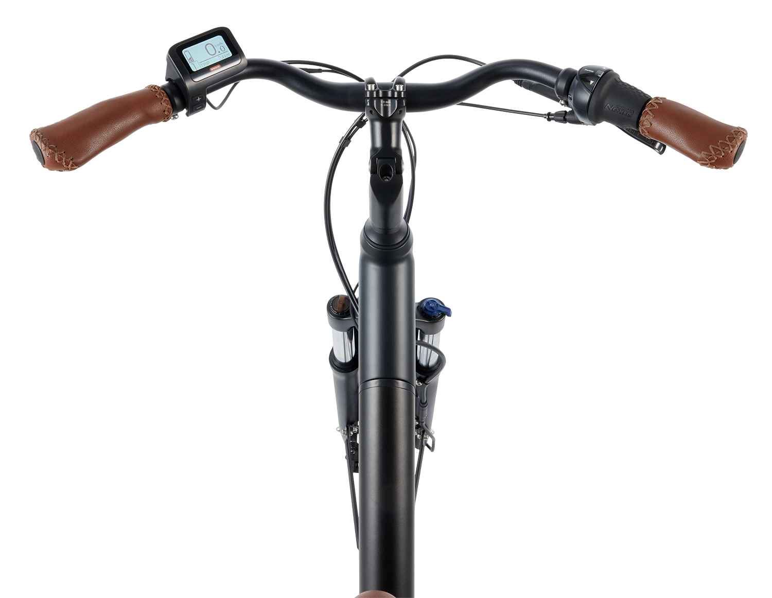 Popal Novel FM M – Elektrische Damesfiets 28 inch – 504Wh Intube Accu – 7 Versnellingen – Hydraulische Schijfremmen – Mat Zwart - AE-trading