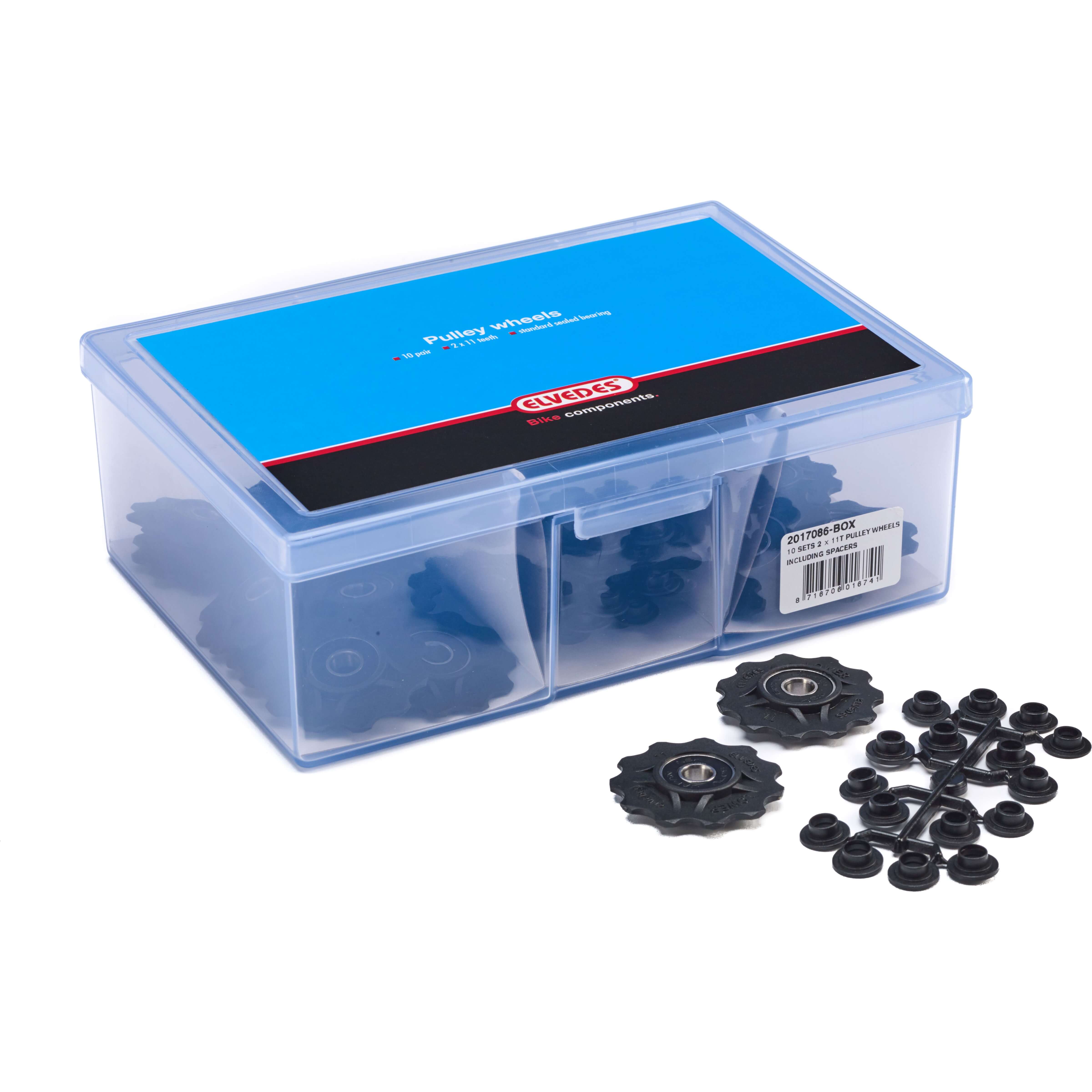 Elvedes derailleurwiel set Shim/Camp/Sram 2x11t doos (10) - AE-trading