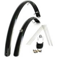 EF spatbord set Elegance 26 58mm zwart - AE-trading