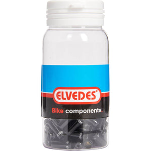 Elvedes gesealede ferrules 4,2mm zwart (50) - AE-trading