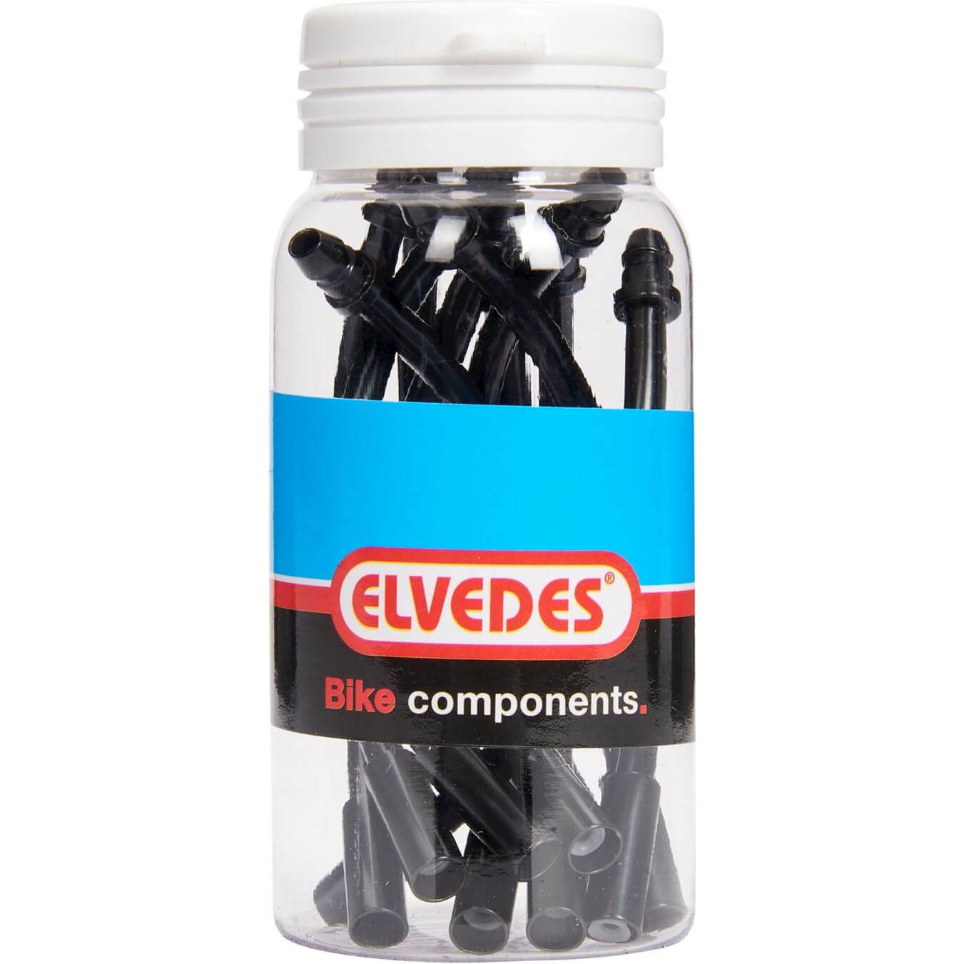 Elvedes V-brake bocht 90gr 5,0mm RVS zwart (10) - AE-trading