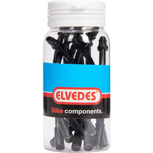 Elvedes V-brake bocht 90gr 5,0mm RVS zwart (10) - AE-trading