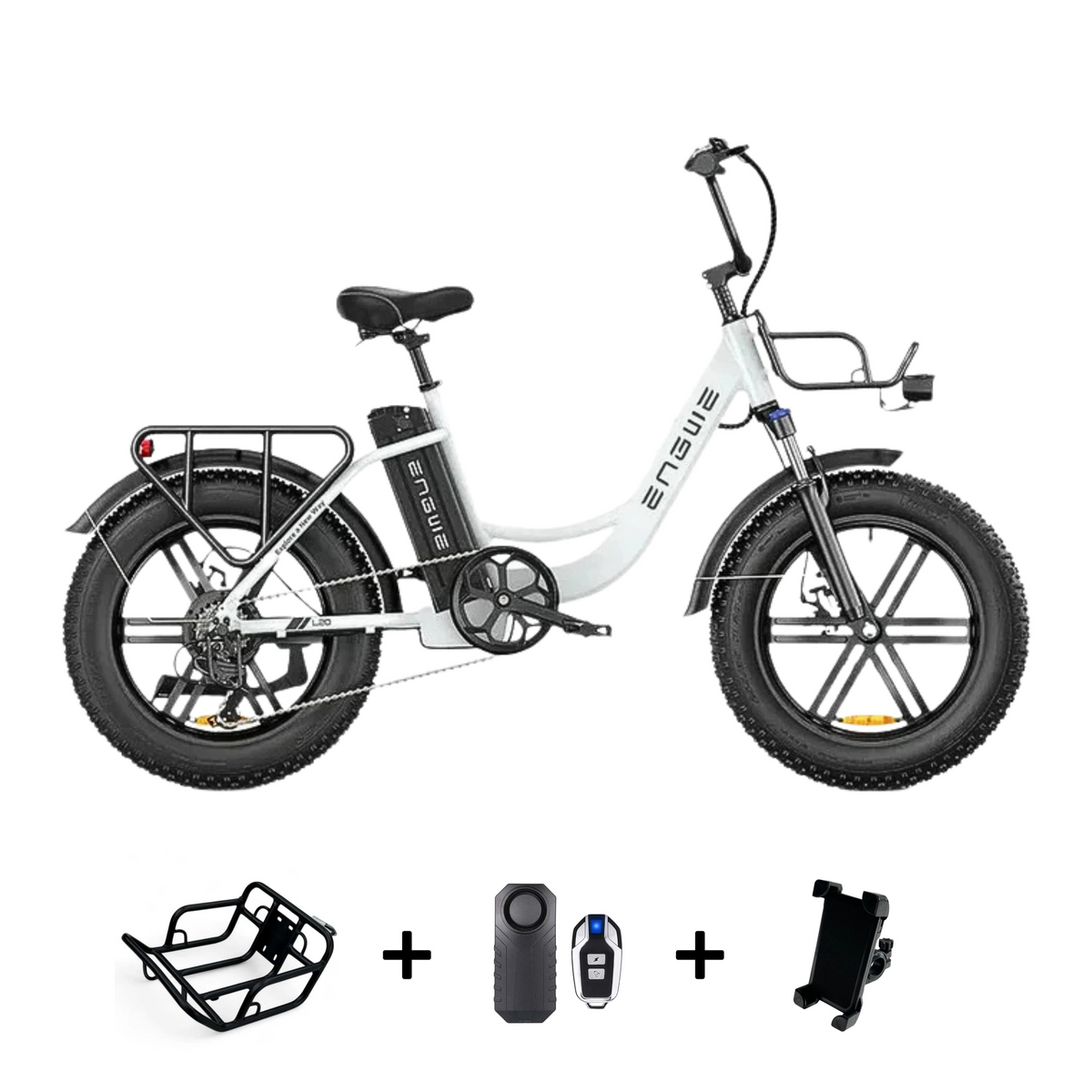 ENGWE L20 Fatbike - Wit - AE-trading